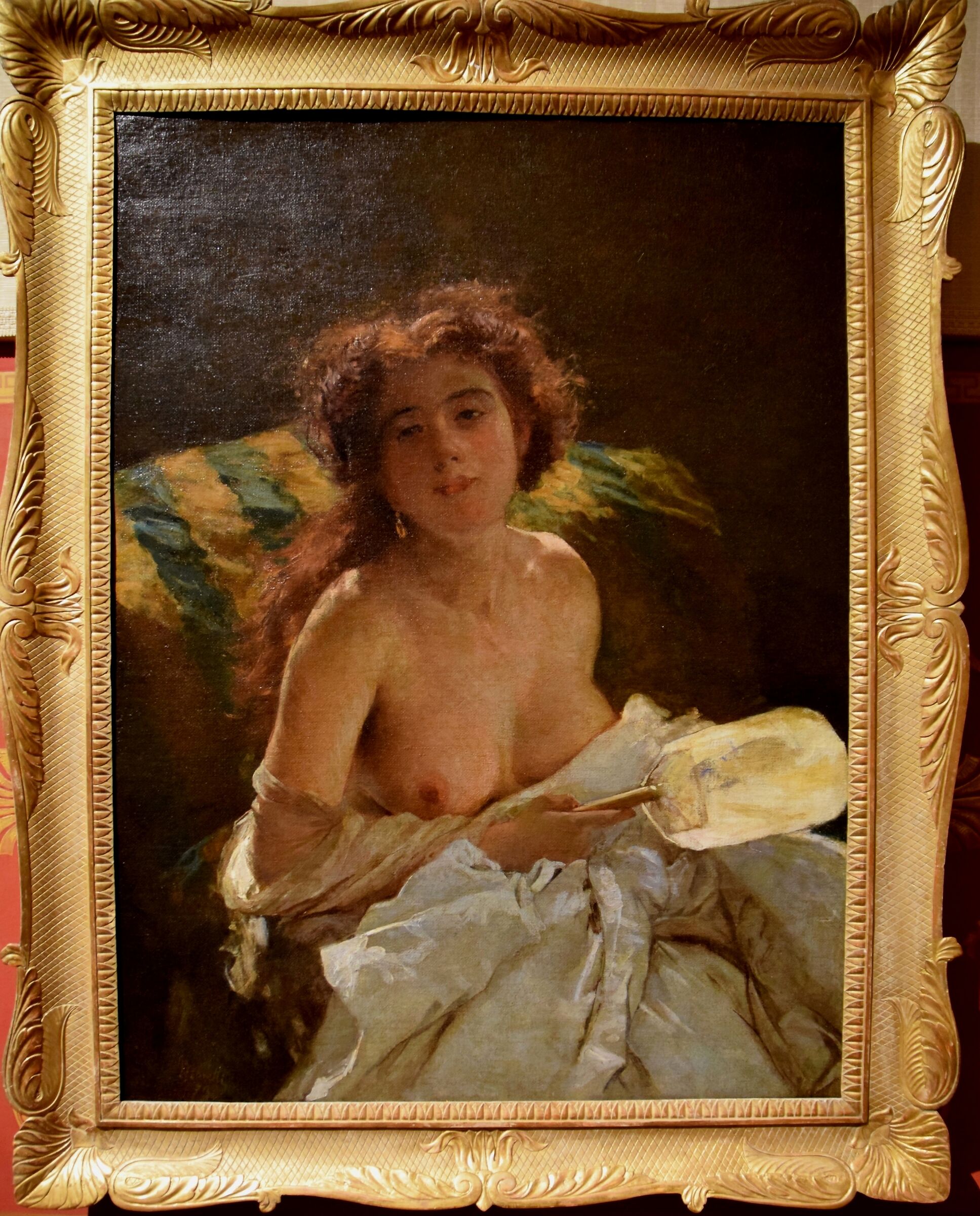 Domenico Morelli "Dama col ventaglio"