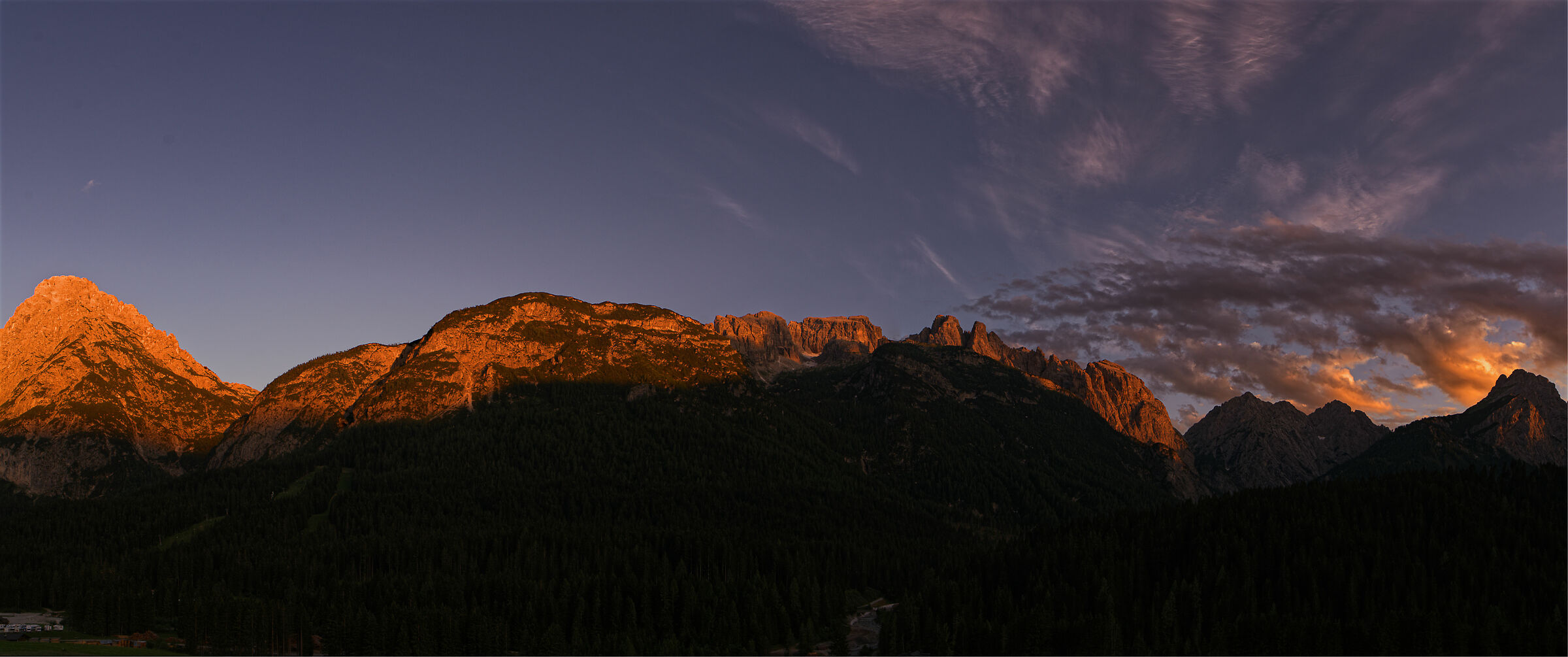 Enrosadira a Sappada