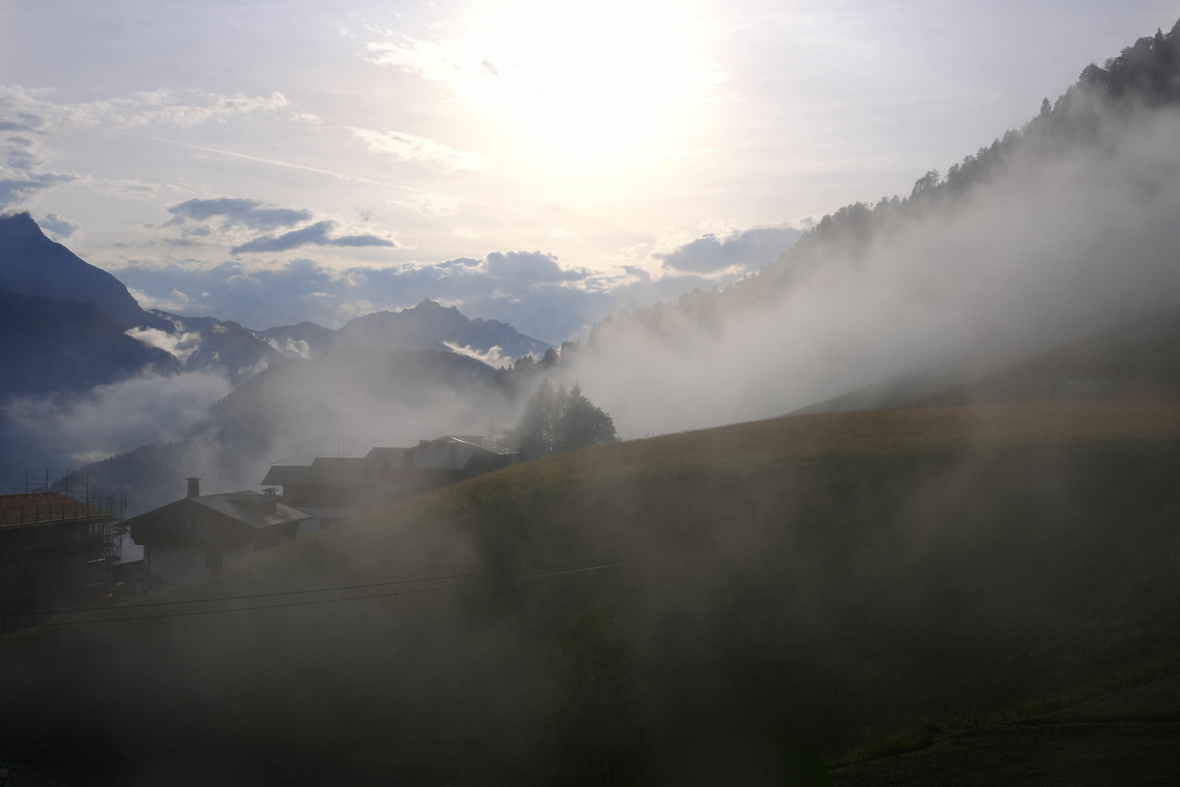 Nebbia a Lateis (Sauris)