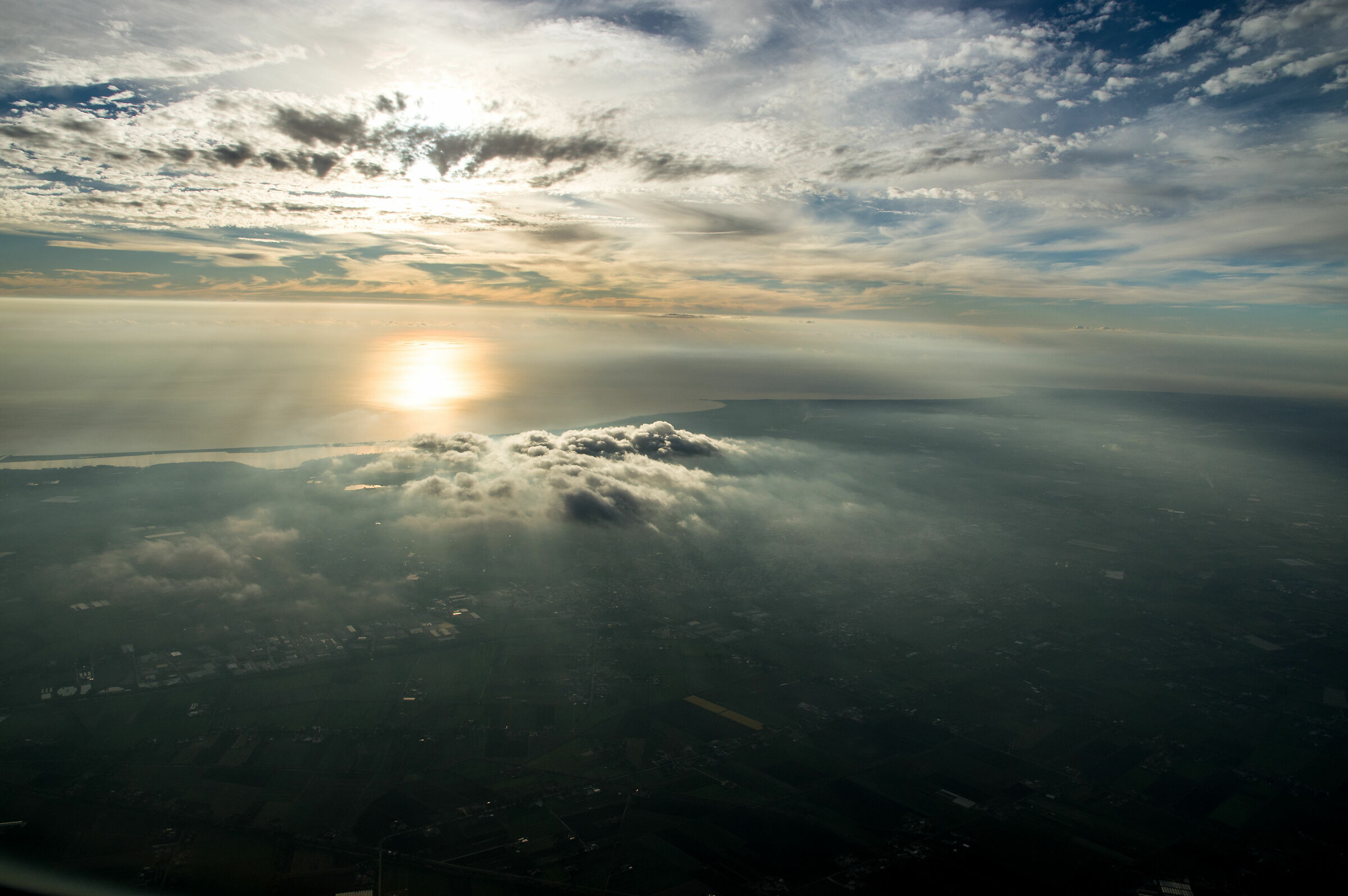 The sky above Tallinn