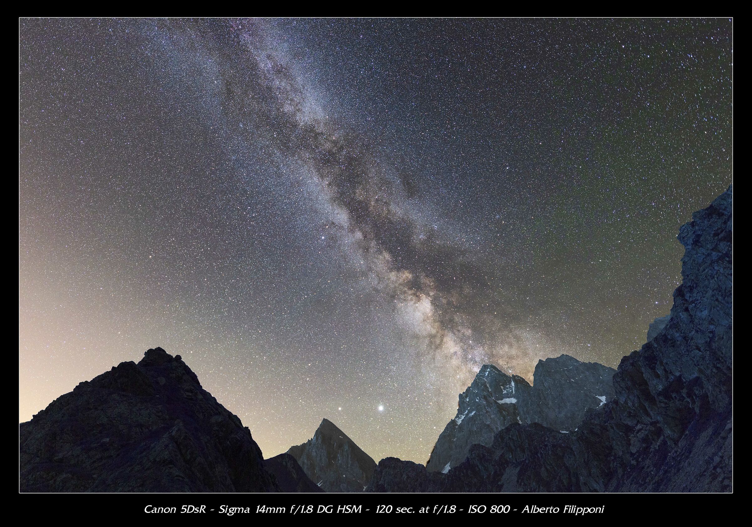 Via Lattea sul Monviso