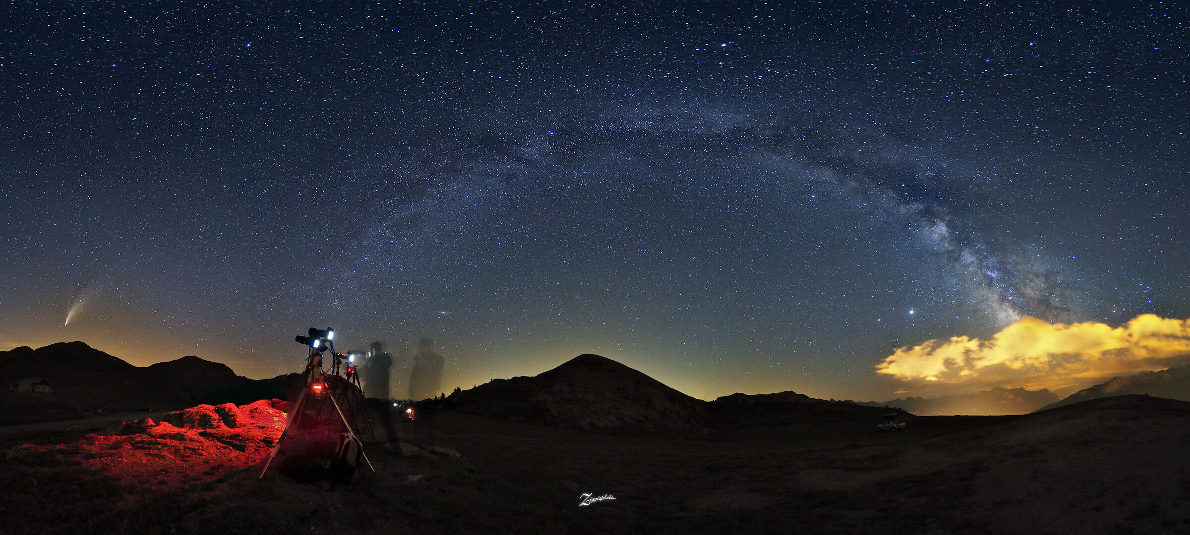 Una notte a caccia di stelle e della cometa Neowise