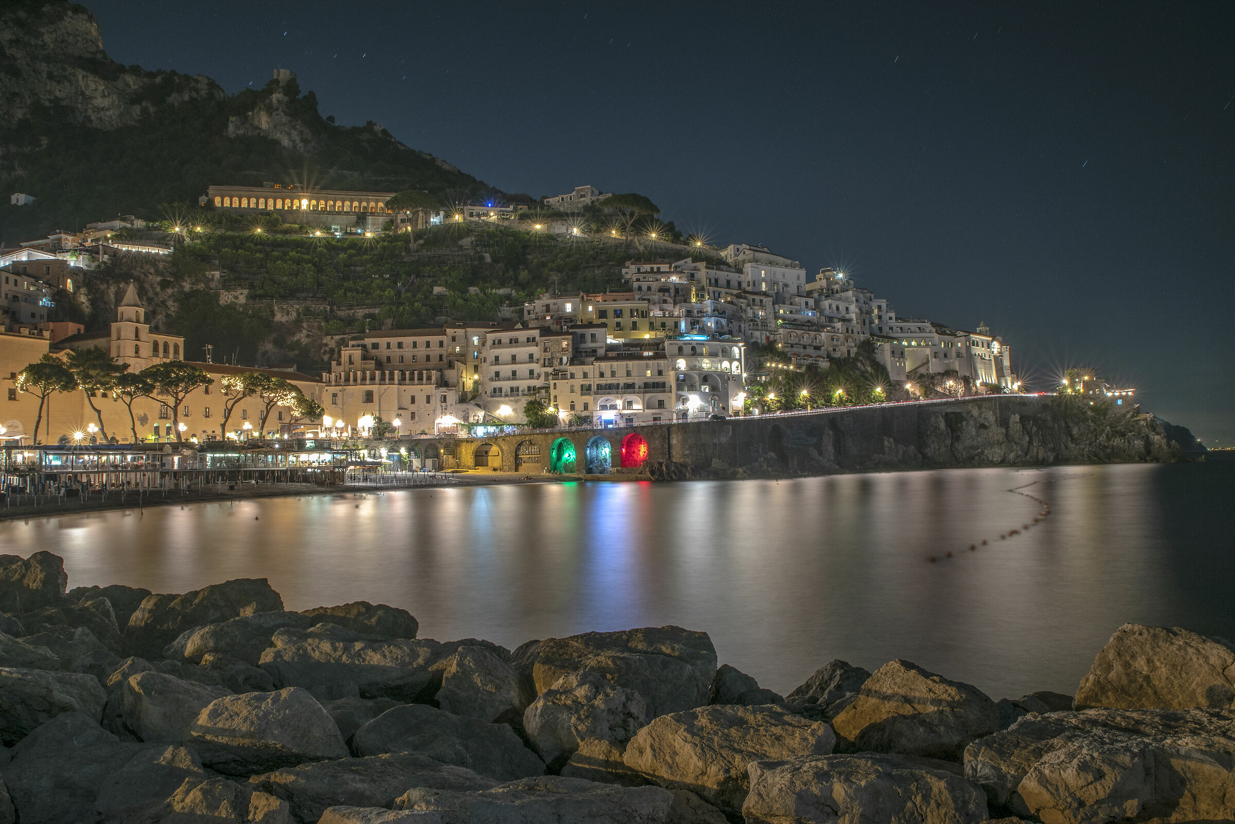 Amalfi by night