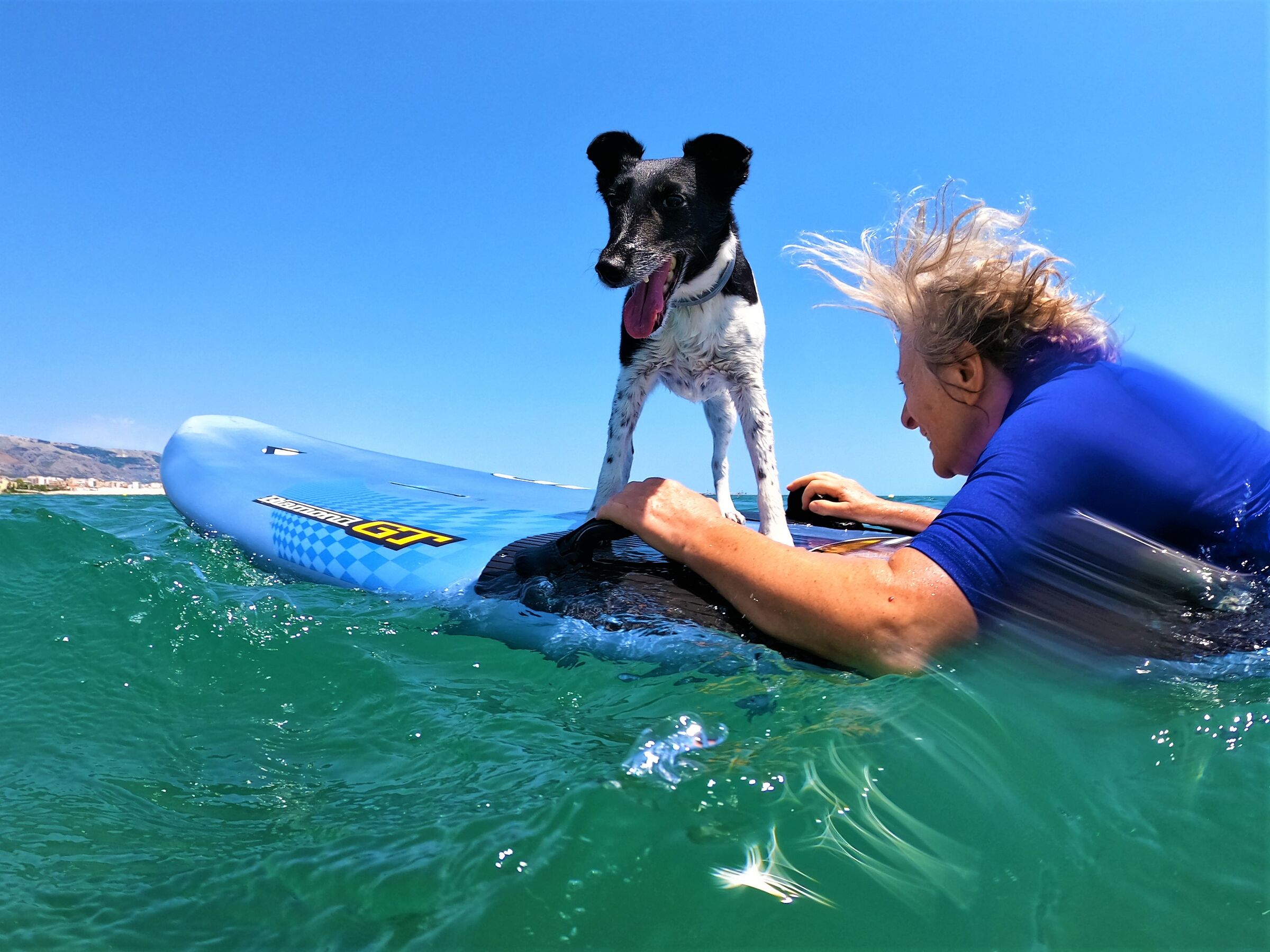 Waiting for the wave.