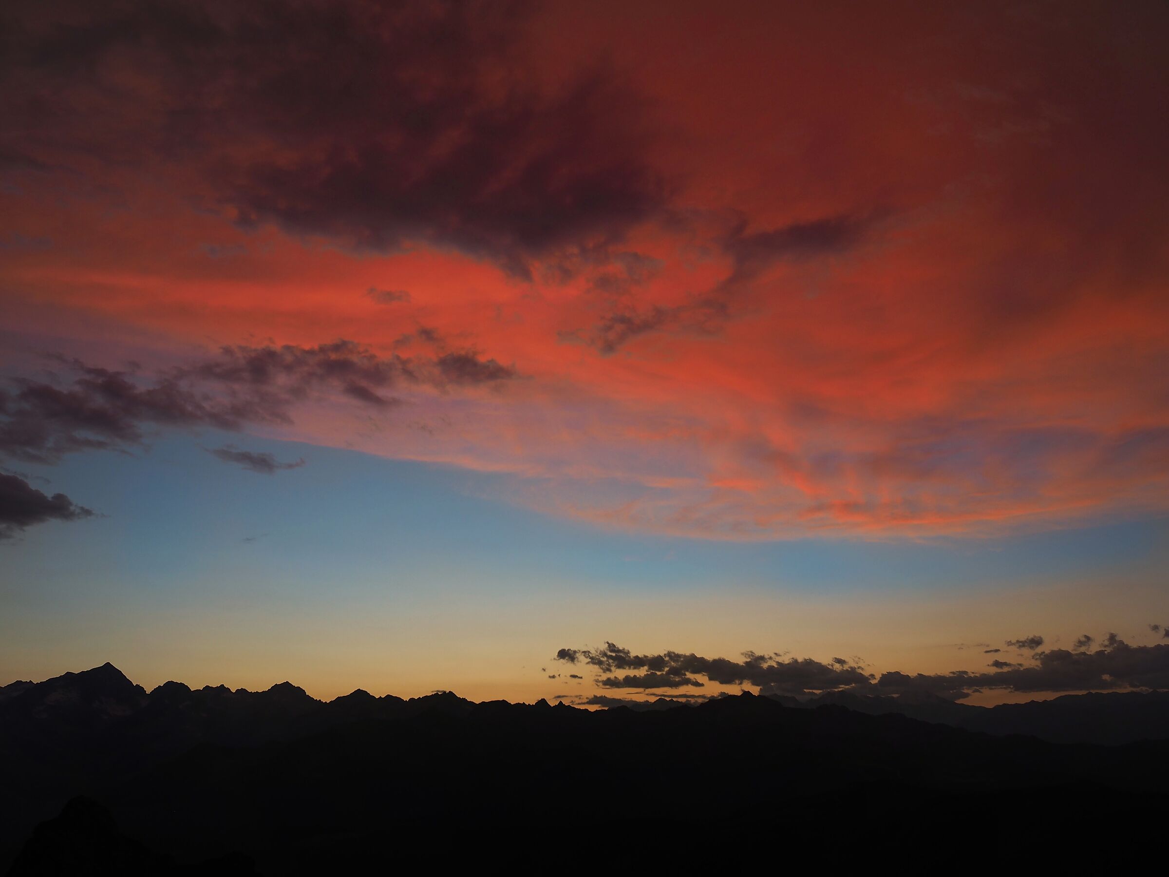 Tramonto dal Tuckett