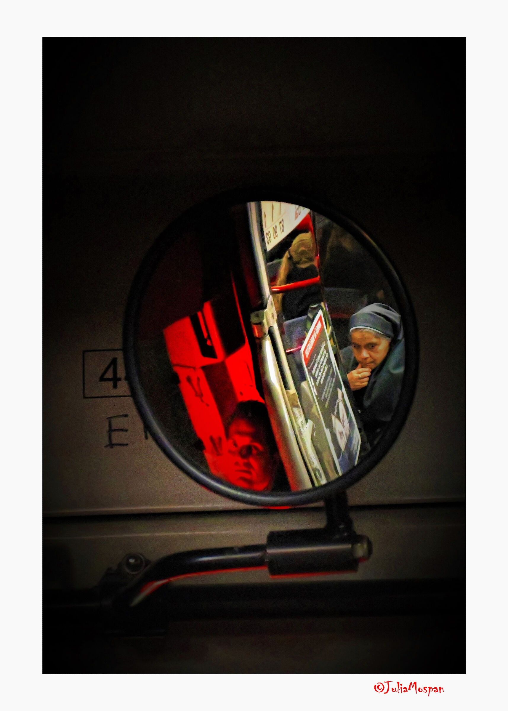 On the bus. Rome