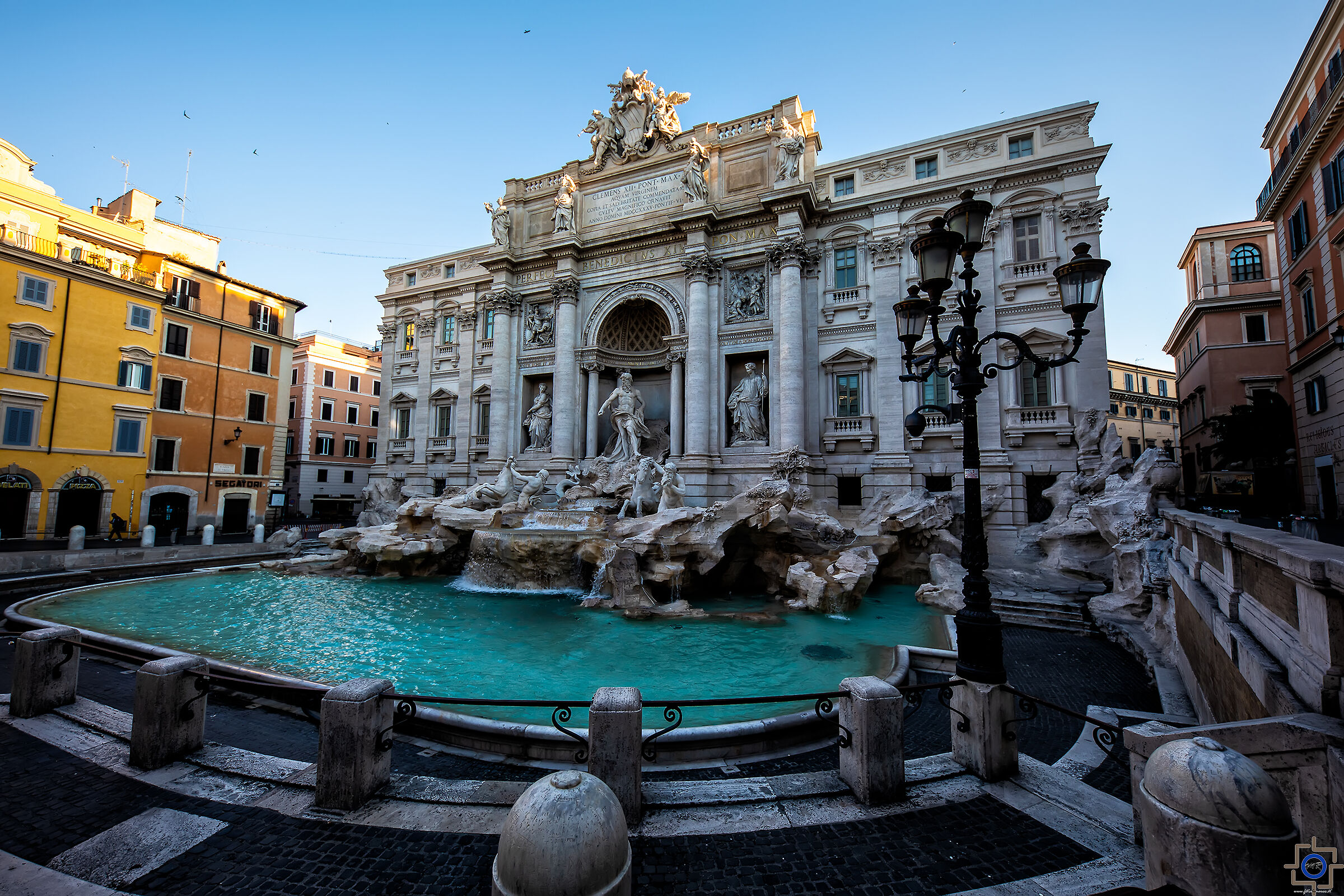 Roma deserta Fontana di Trevi