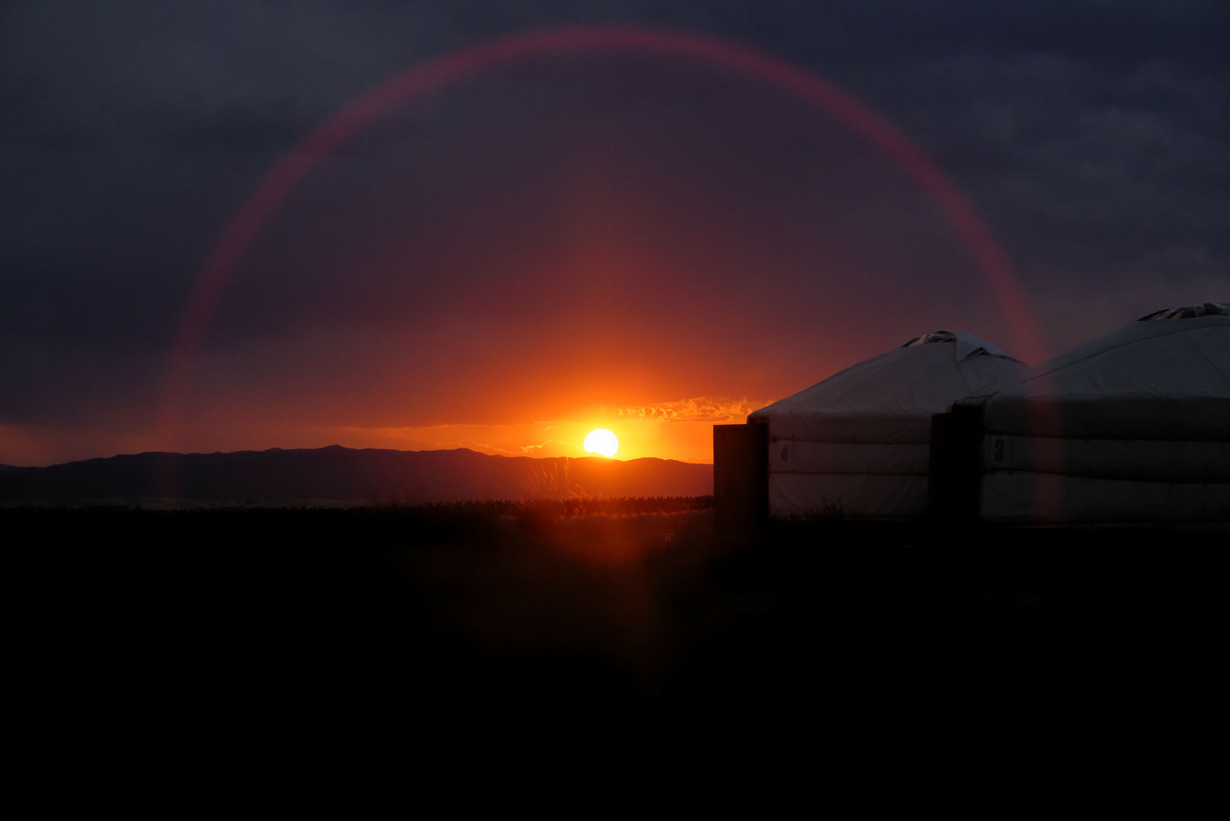 Mongolia Sunset