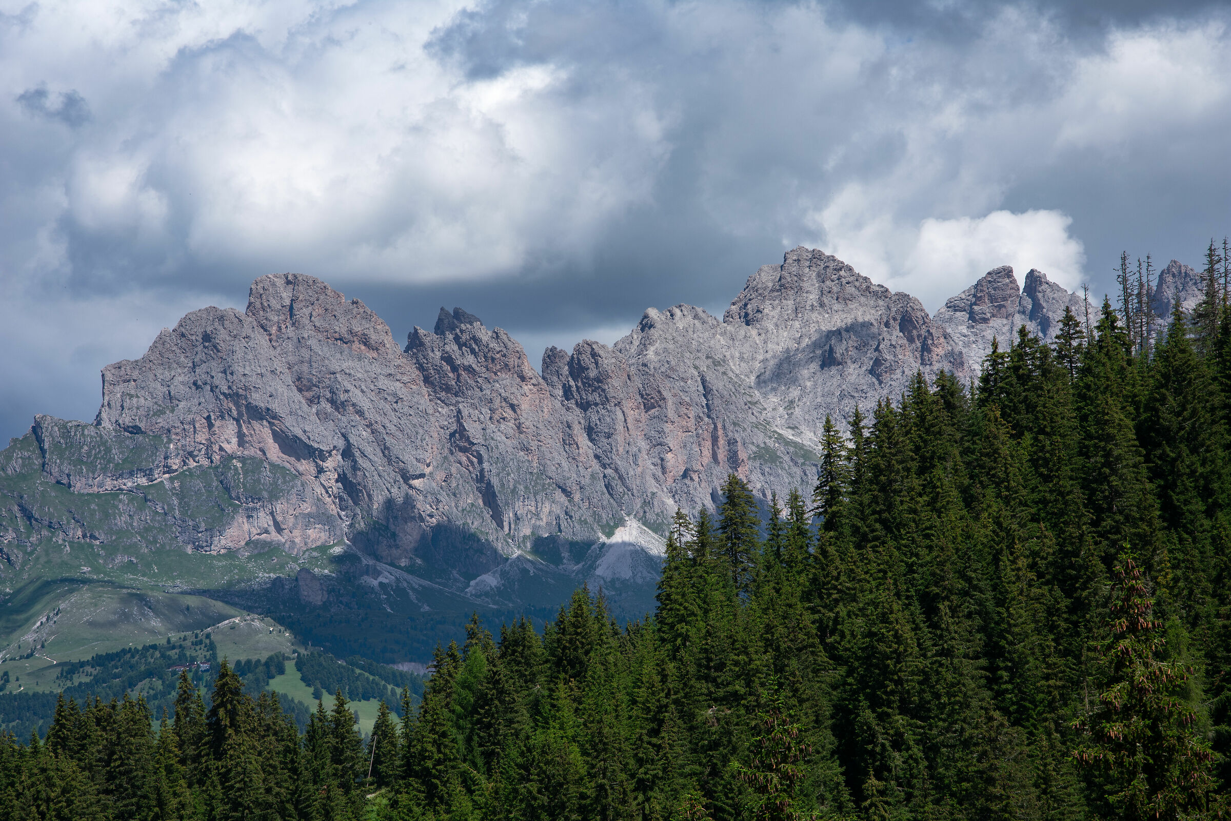 Sight of the Odle from Santa Cristina