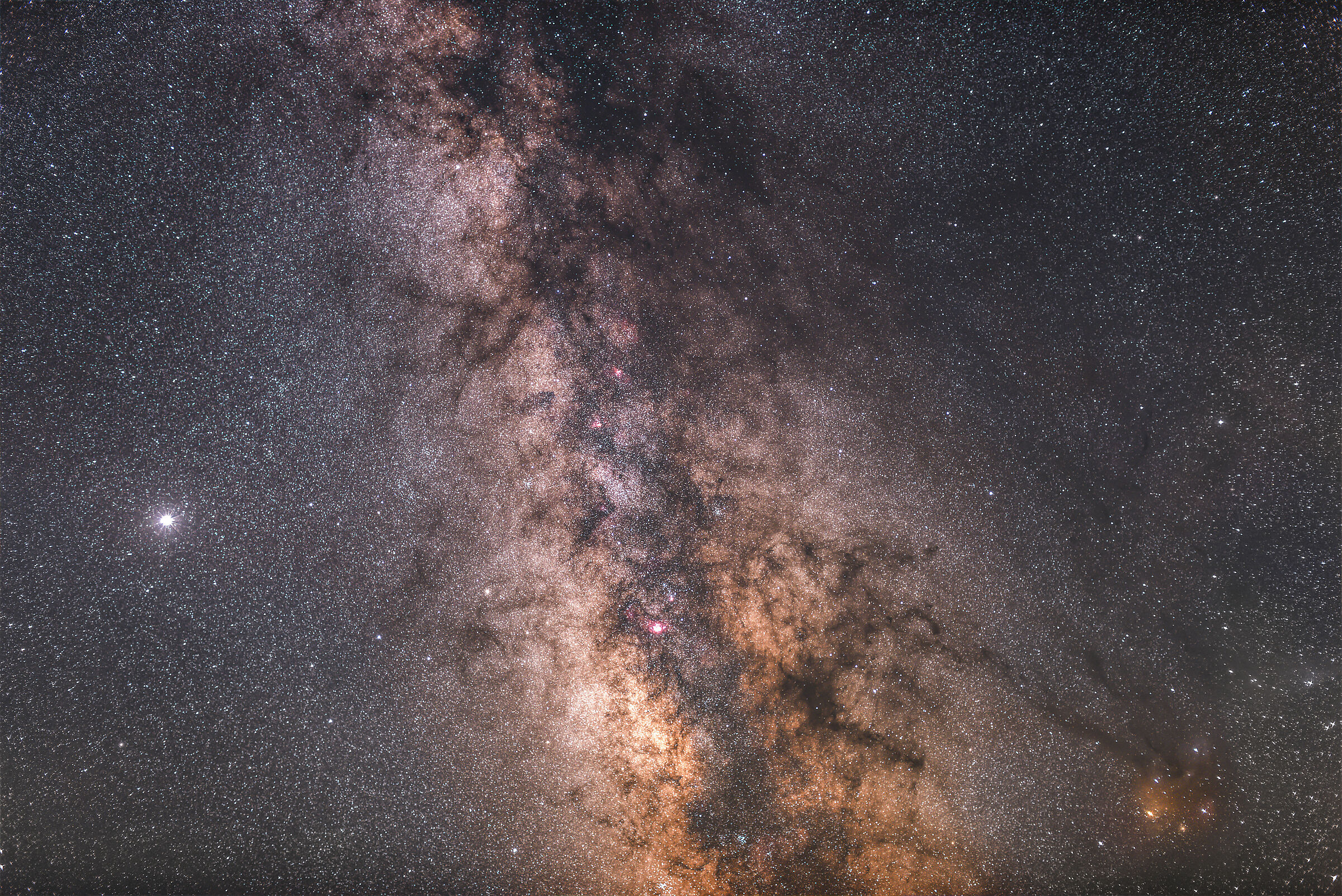 The Milky Way from the island of Giglio