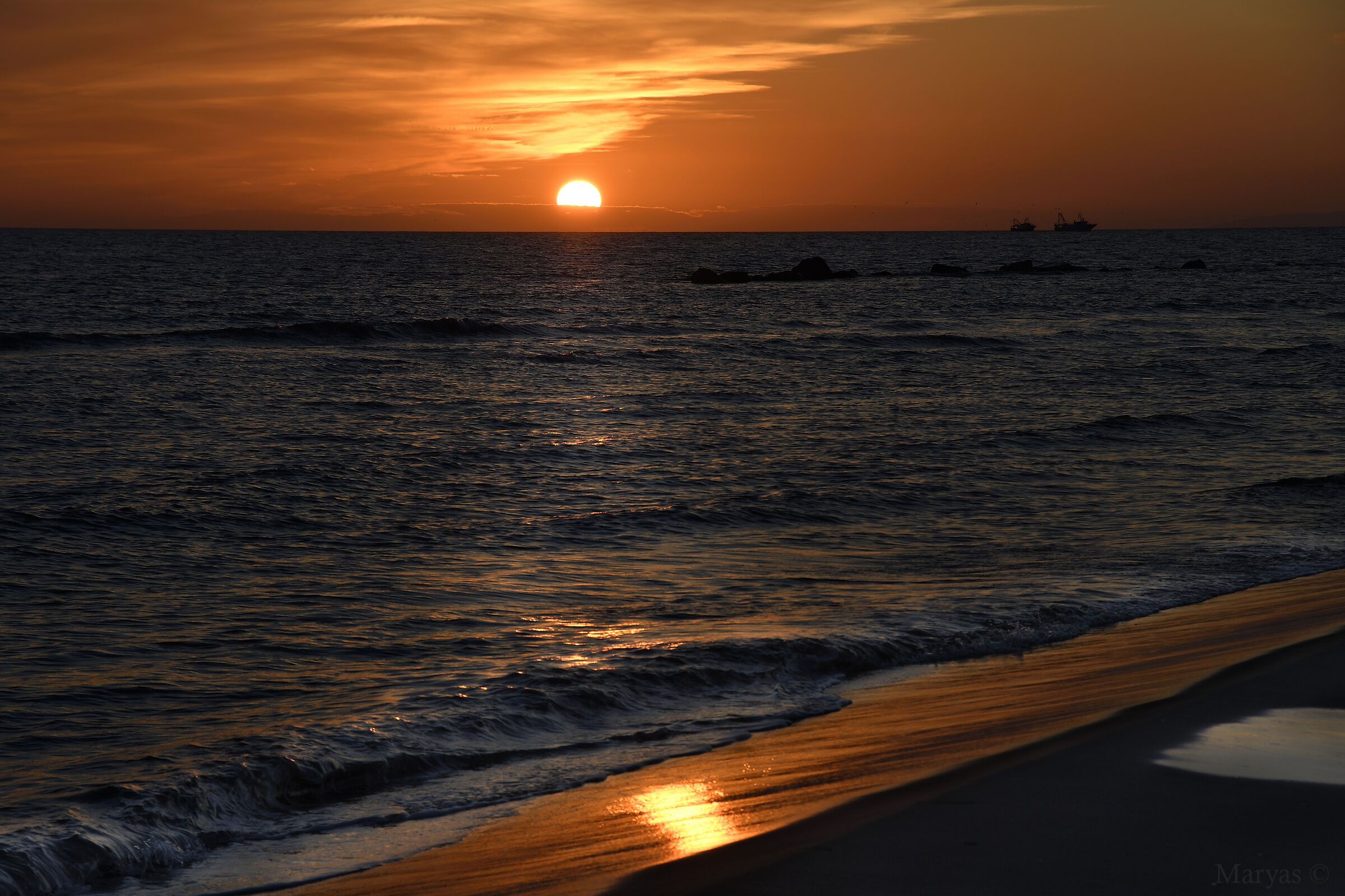 Un tramonto riflesso