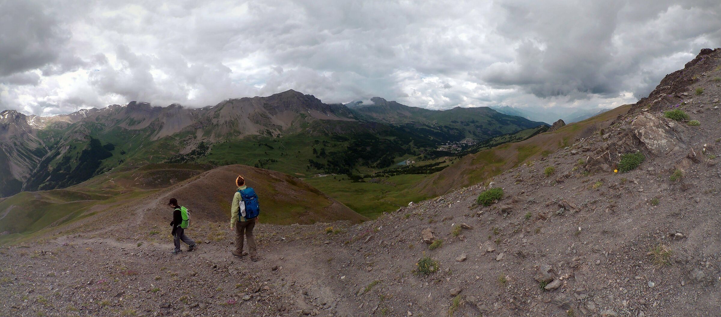 Down from the Tete de Paneyron