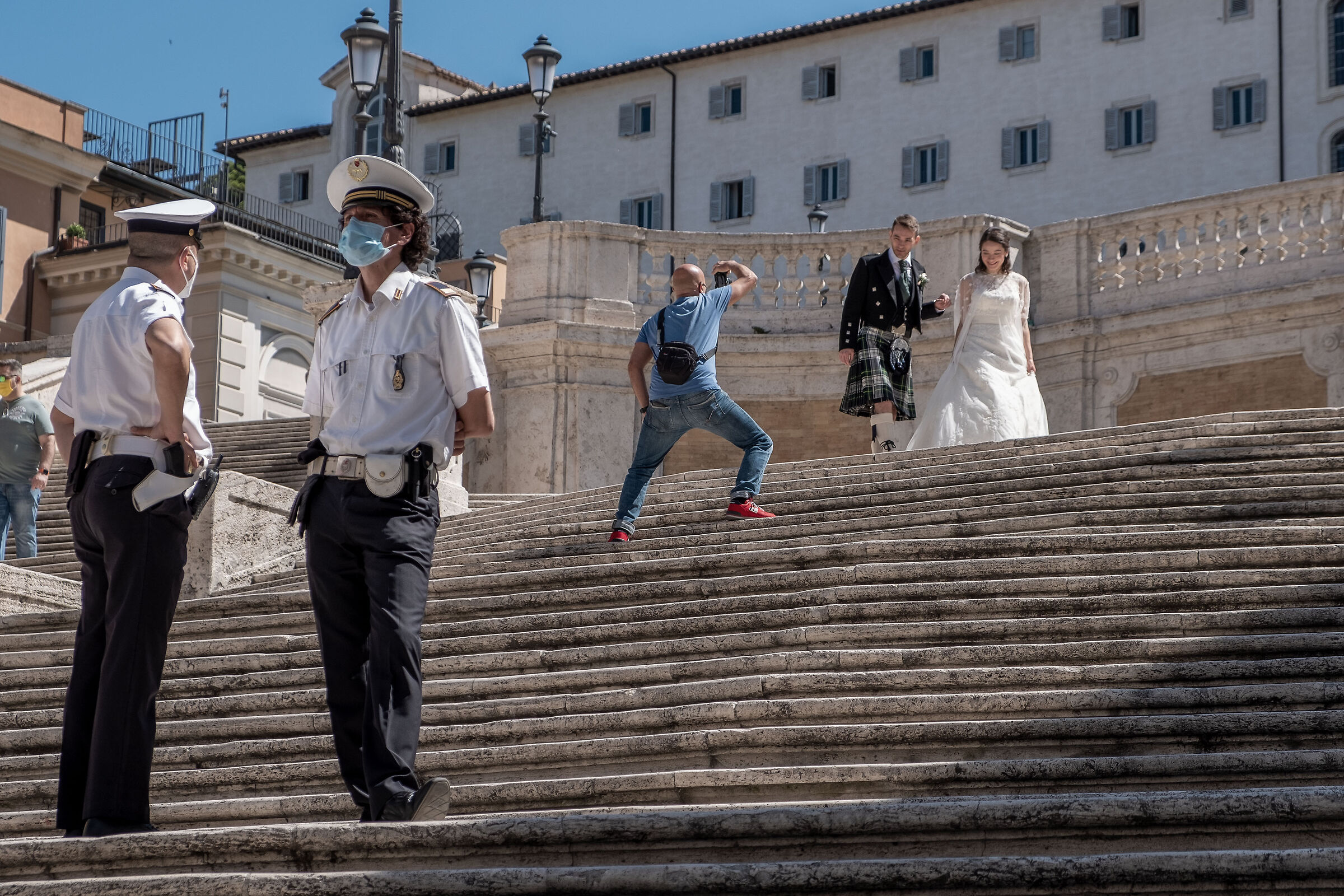 Sposi a Trinità de' Monti