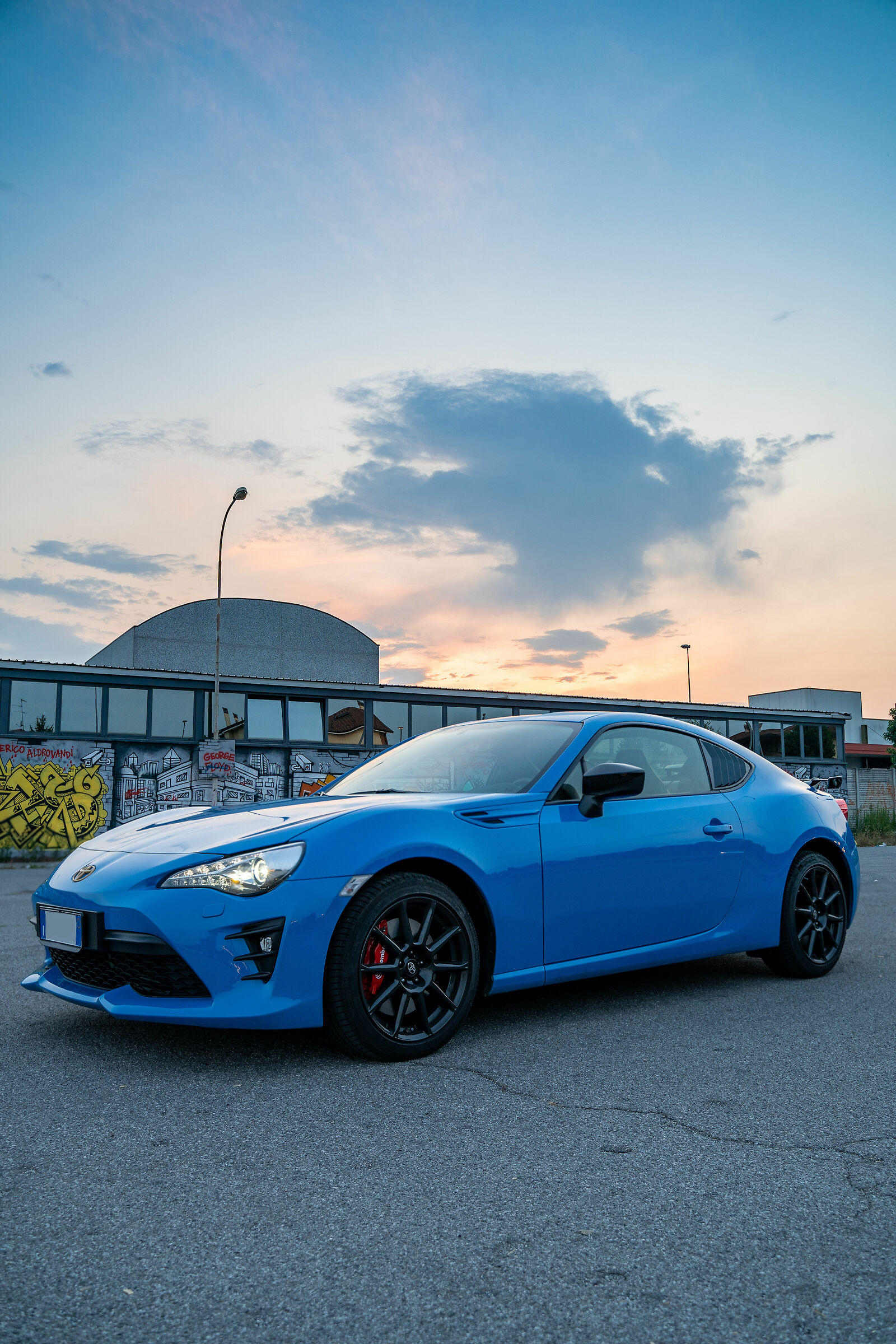GT86 at sunset