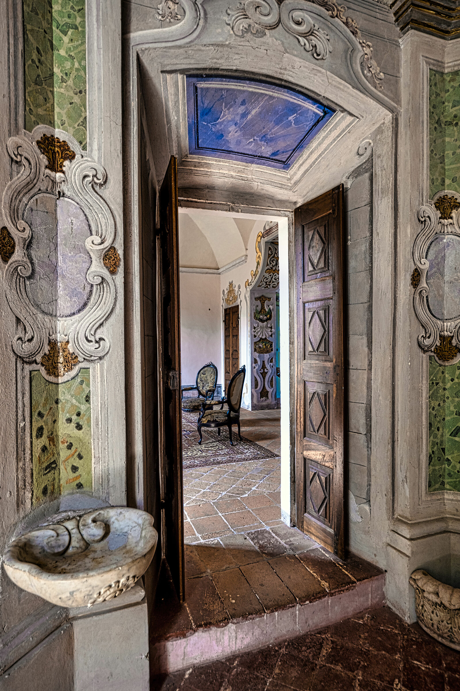 Behind the secret doors