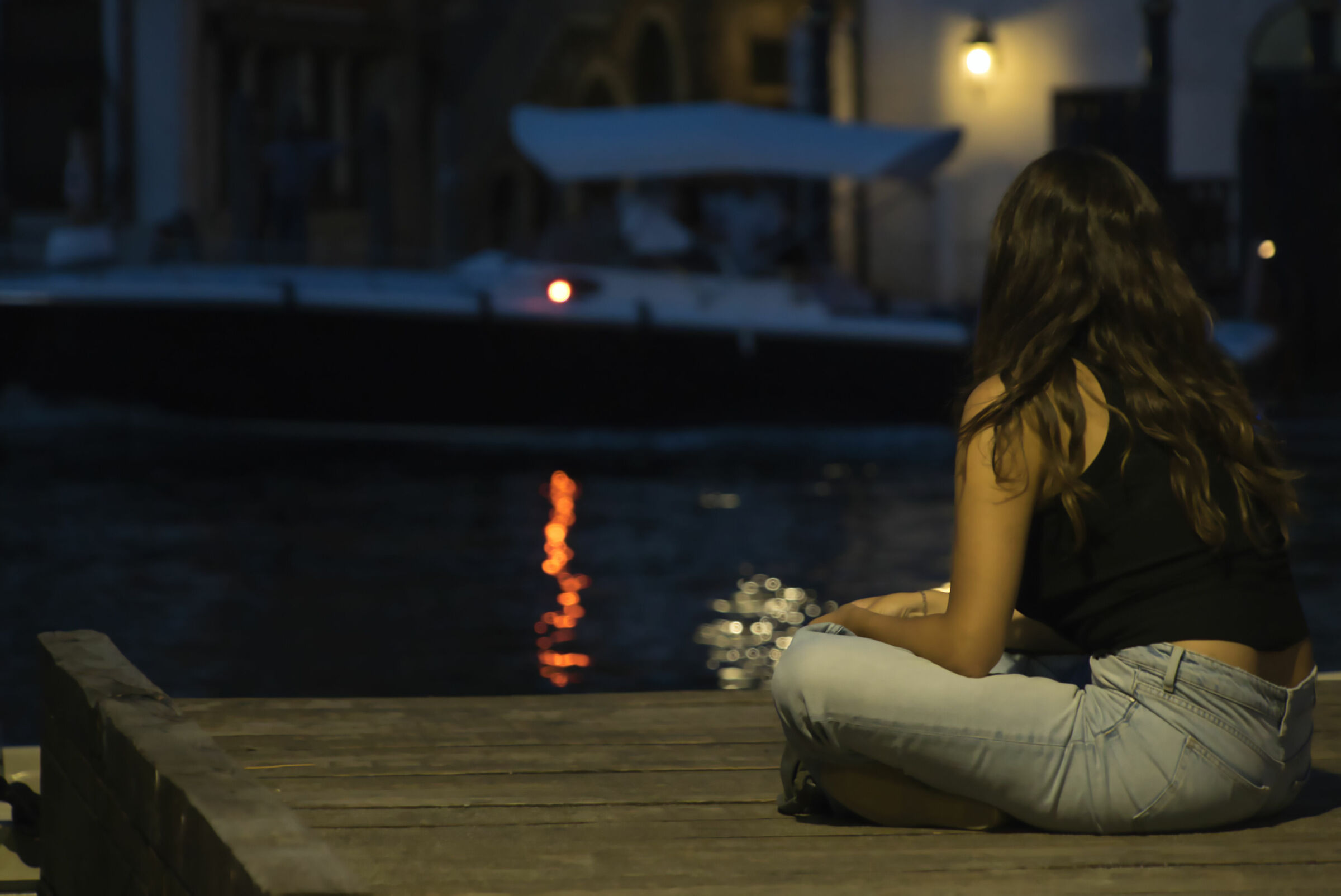 thinking over the water
