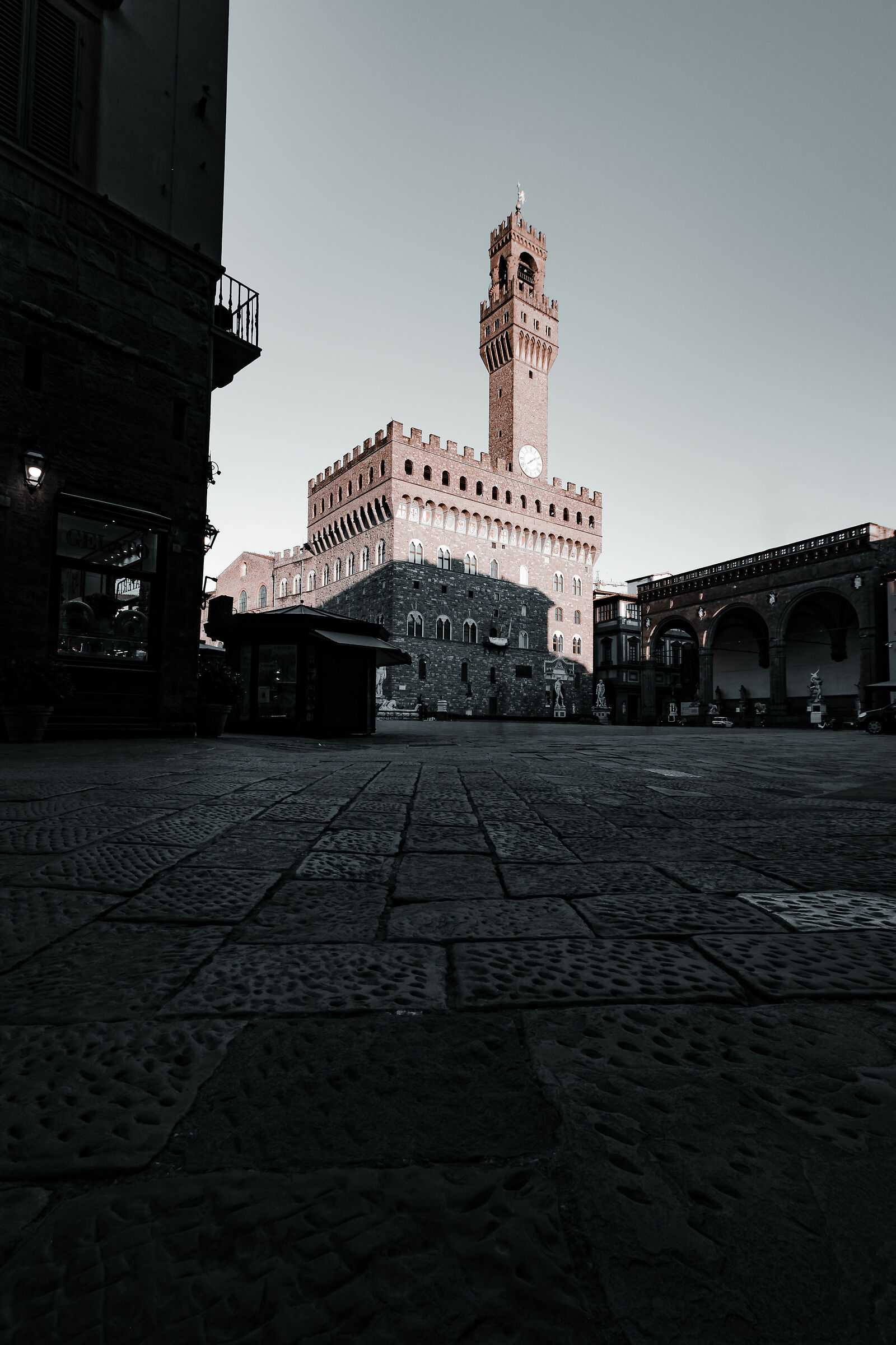 Lunga esposizione su piazza Signoria