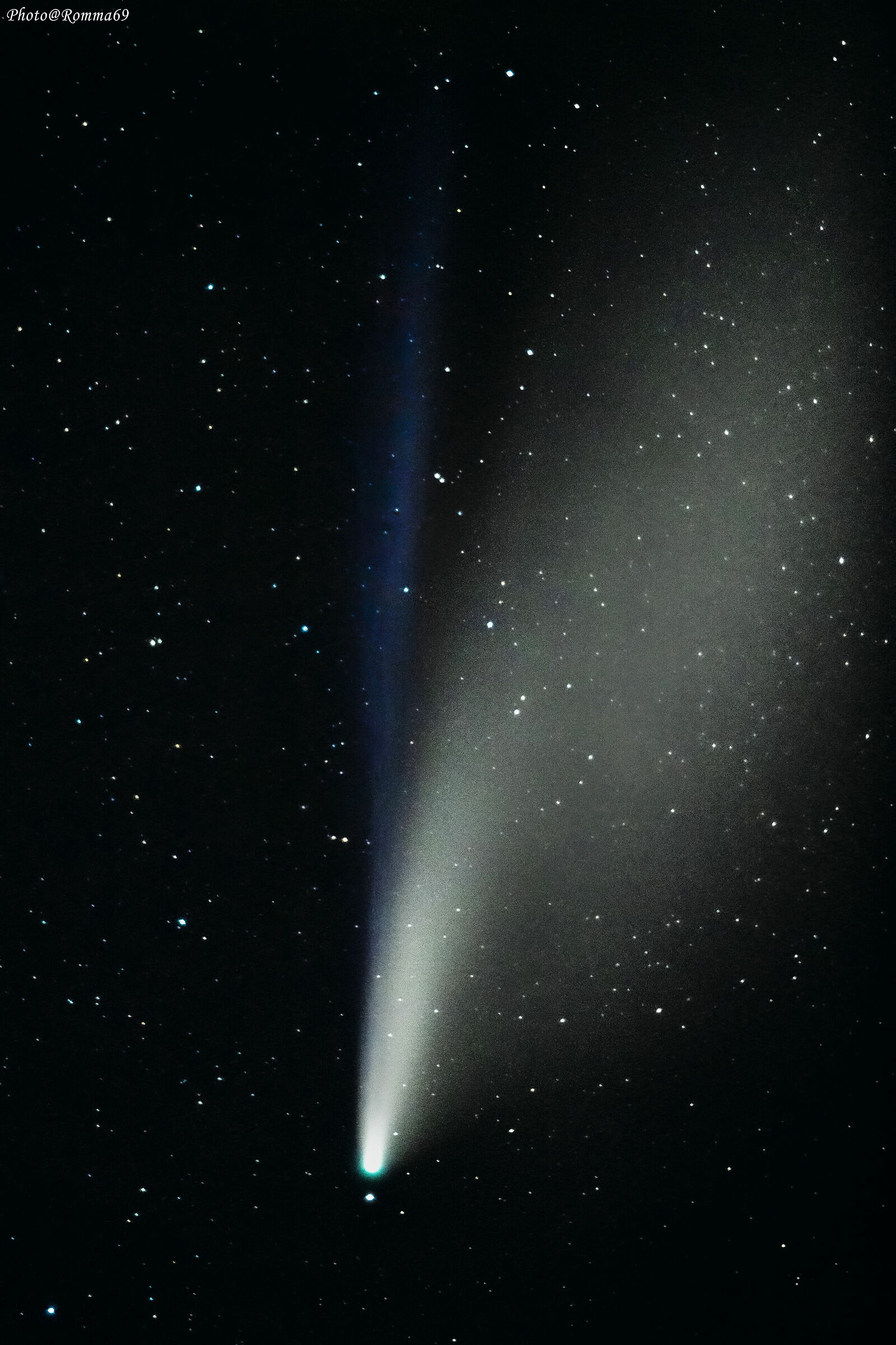 Neowise c/2020 F3 sul cielo delle Dolomiti Ampezzane