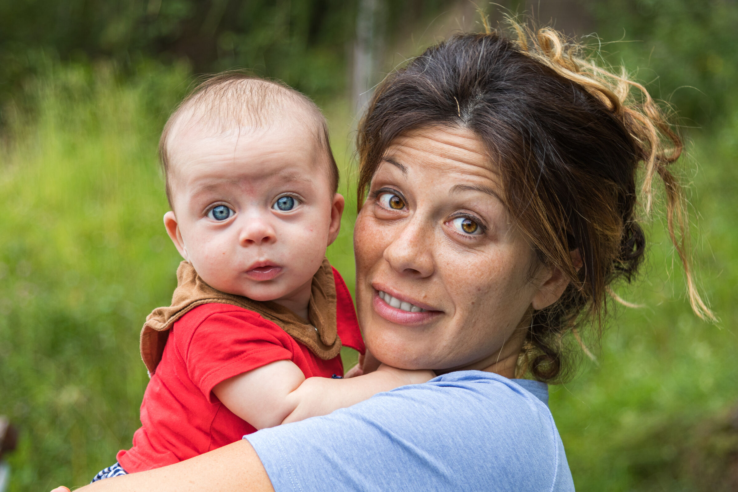 Mom Terry and Little Lollino