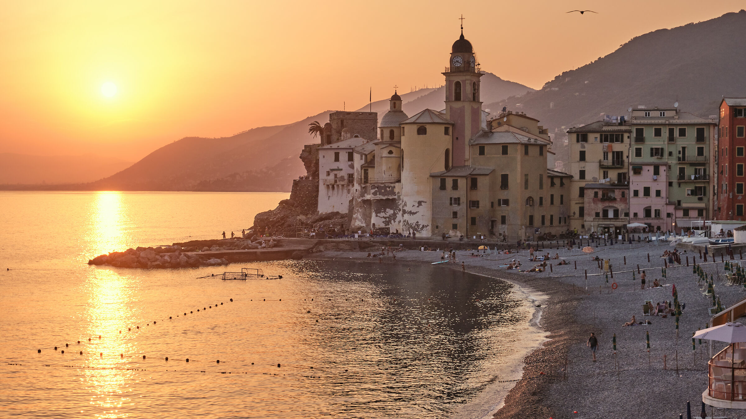 Camogli ed il tramonto