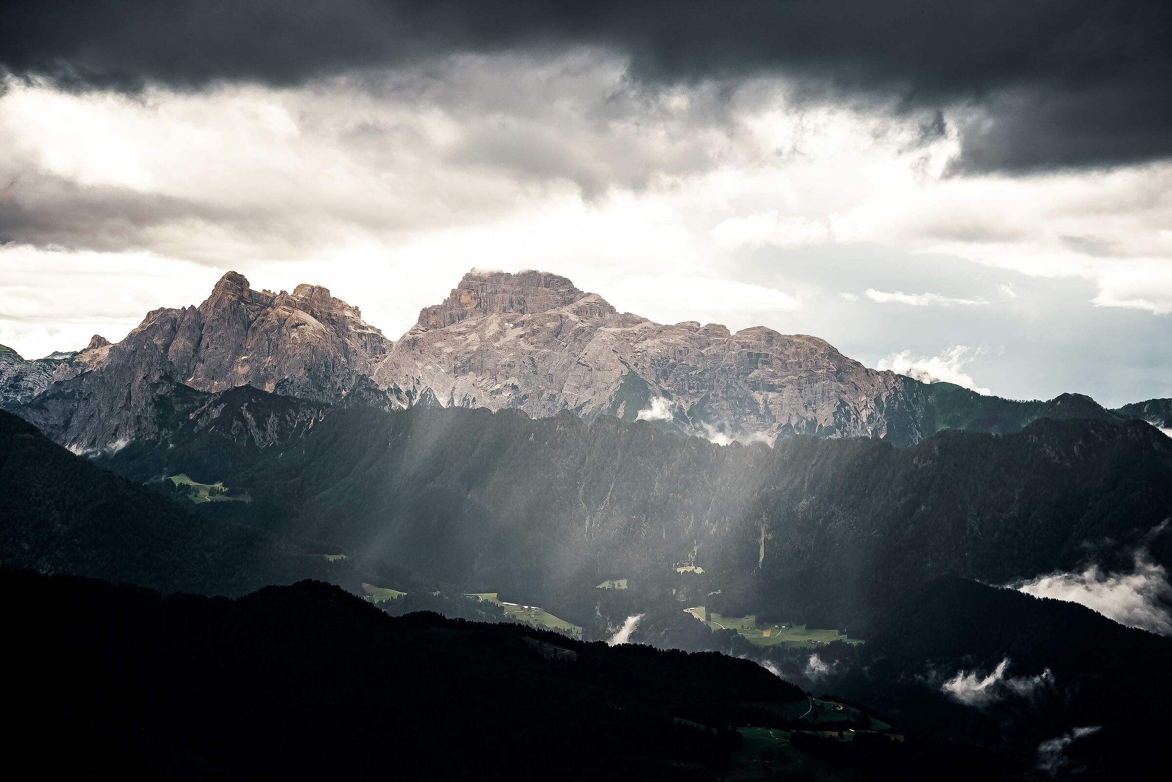A window into the Dolomites