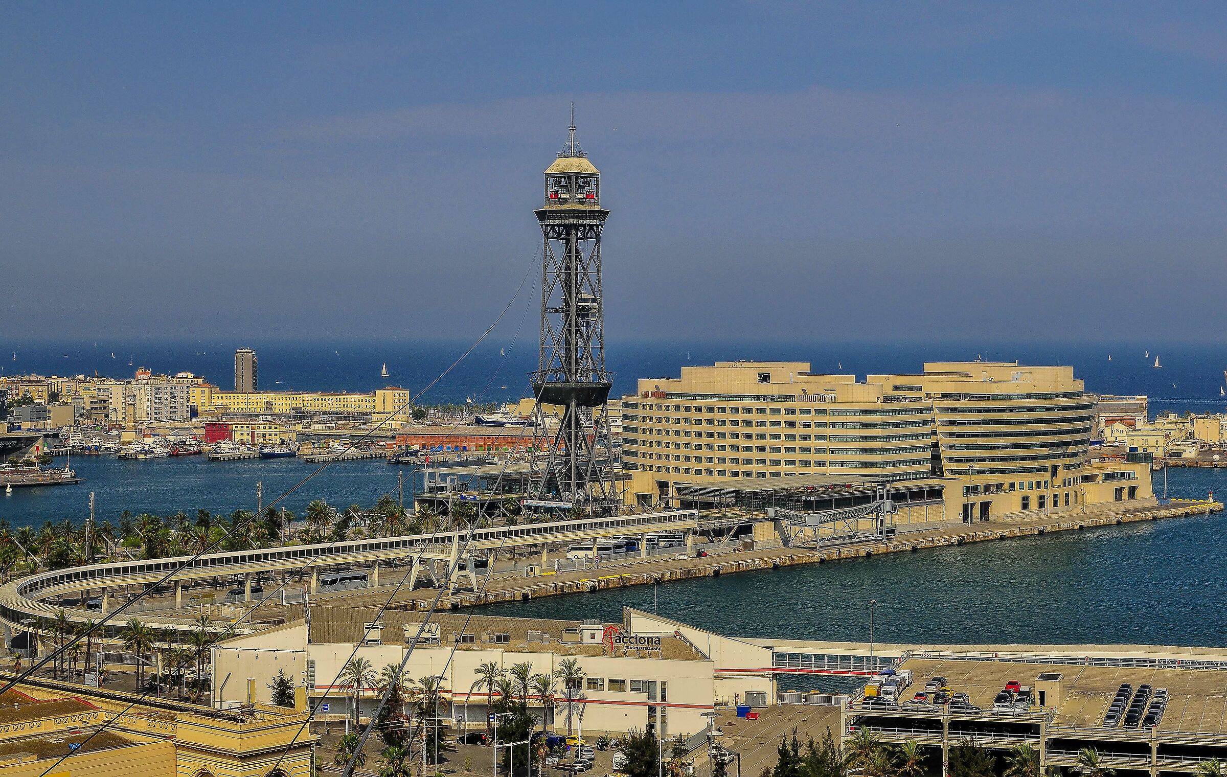 barcellona panoramica sul porto