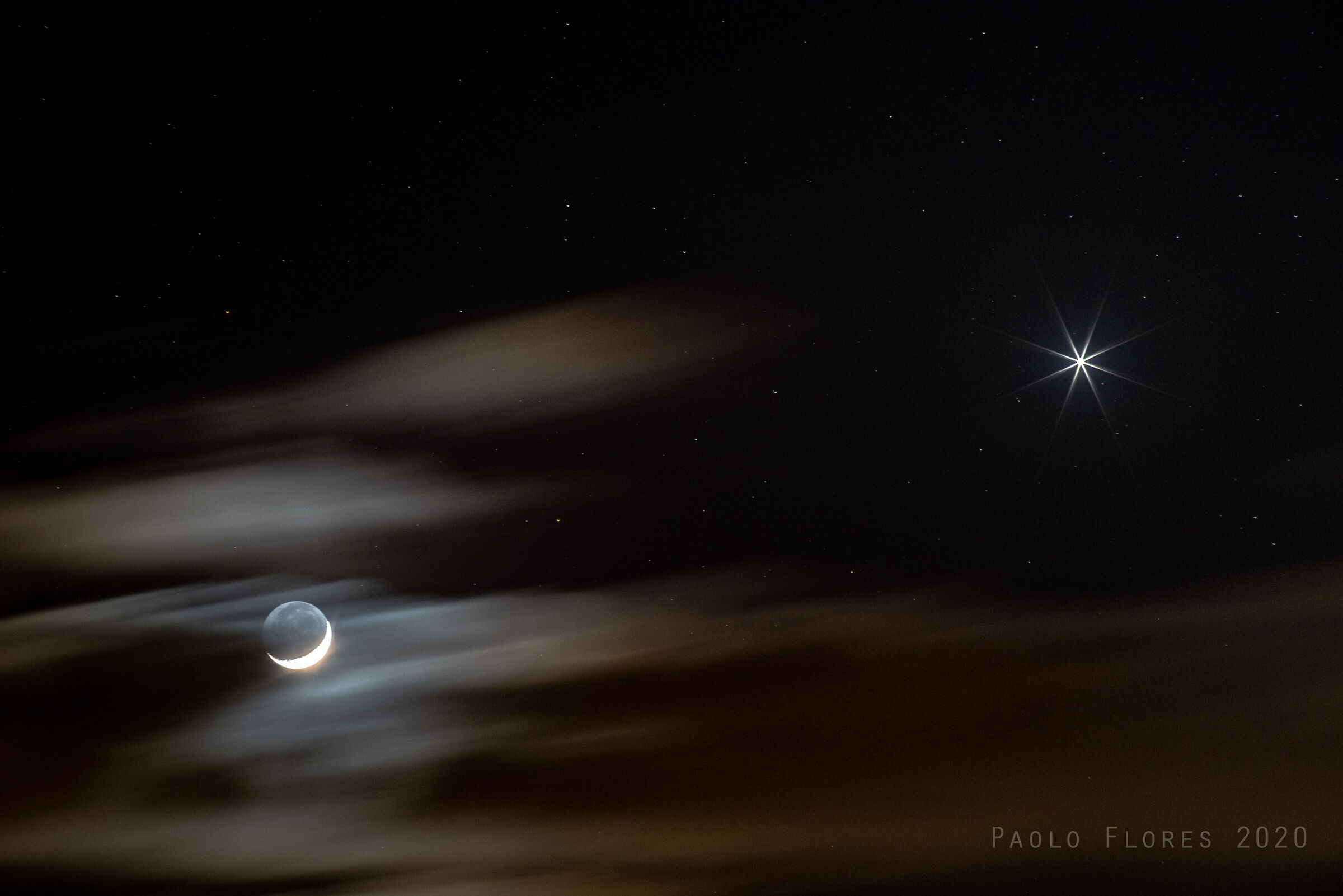 Moon and Venus