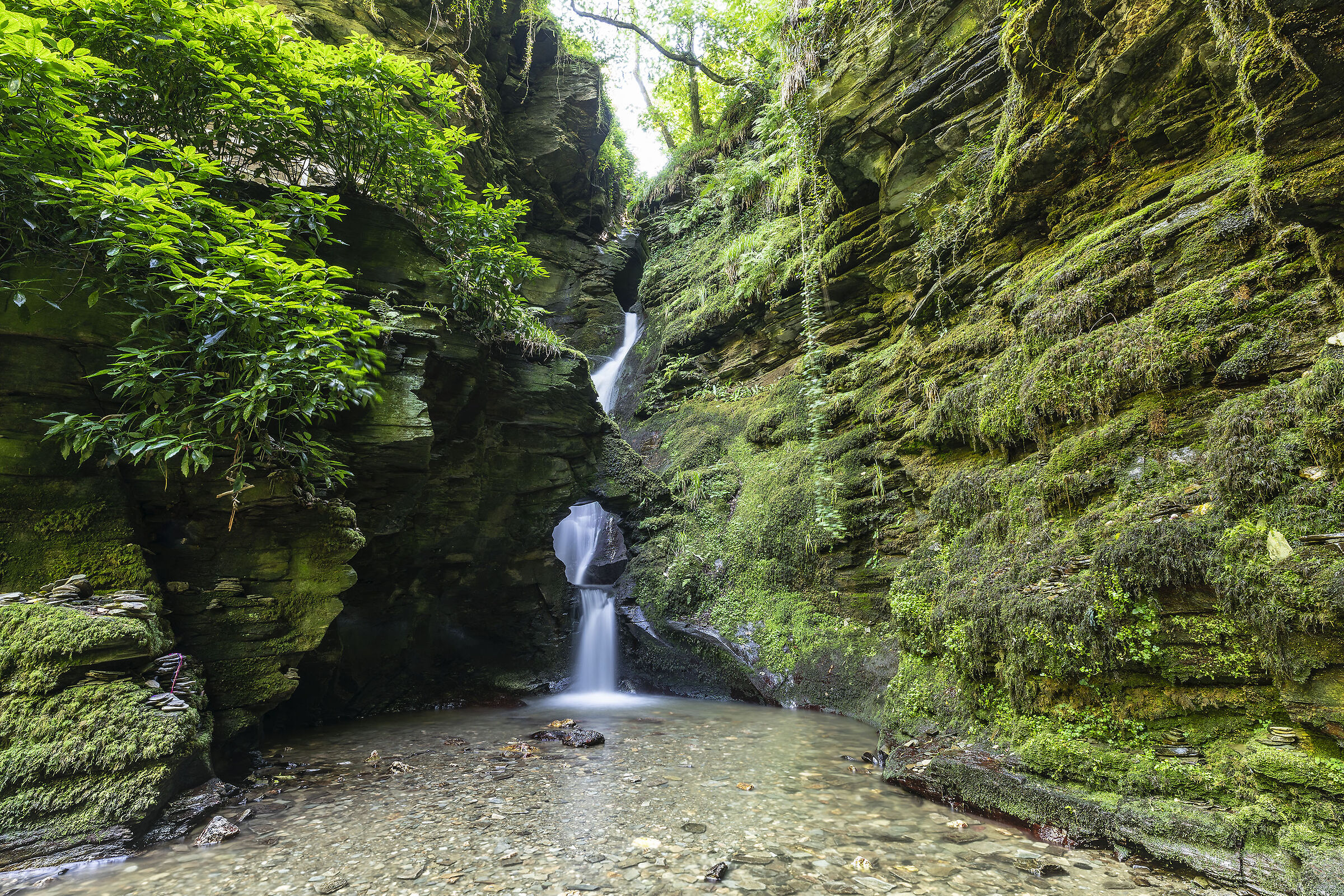 St Nectans waterfall