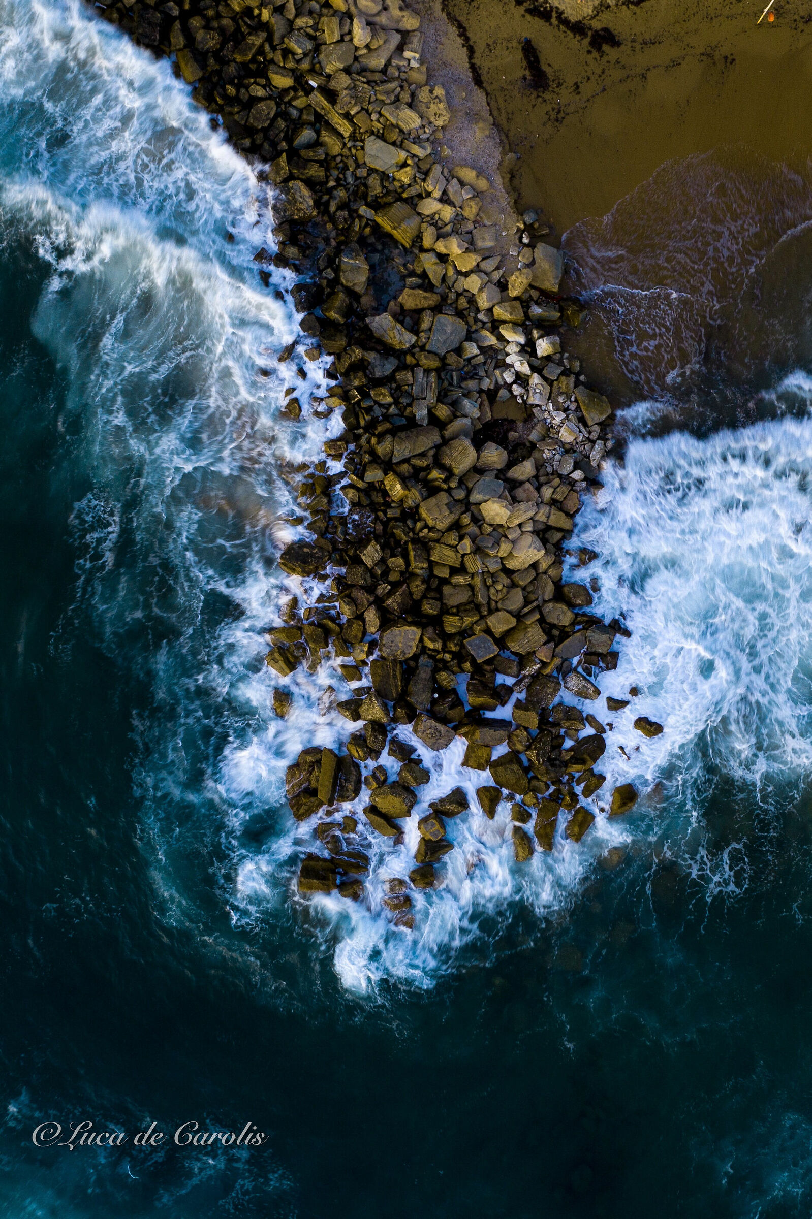 Mare con lunga esposizione
