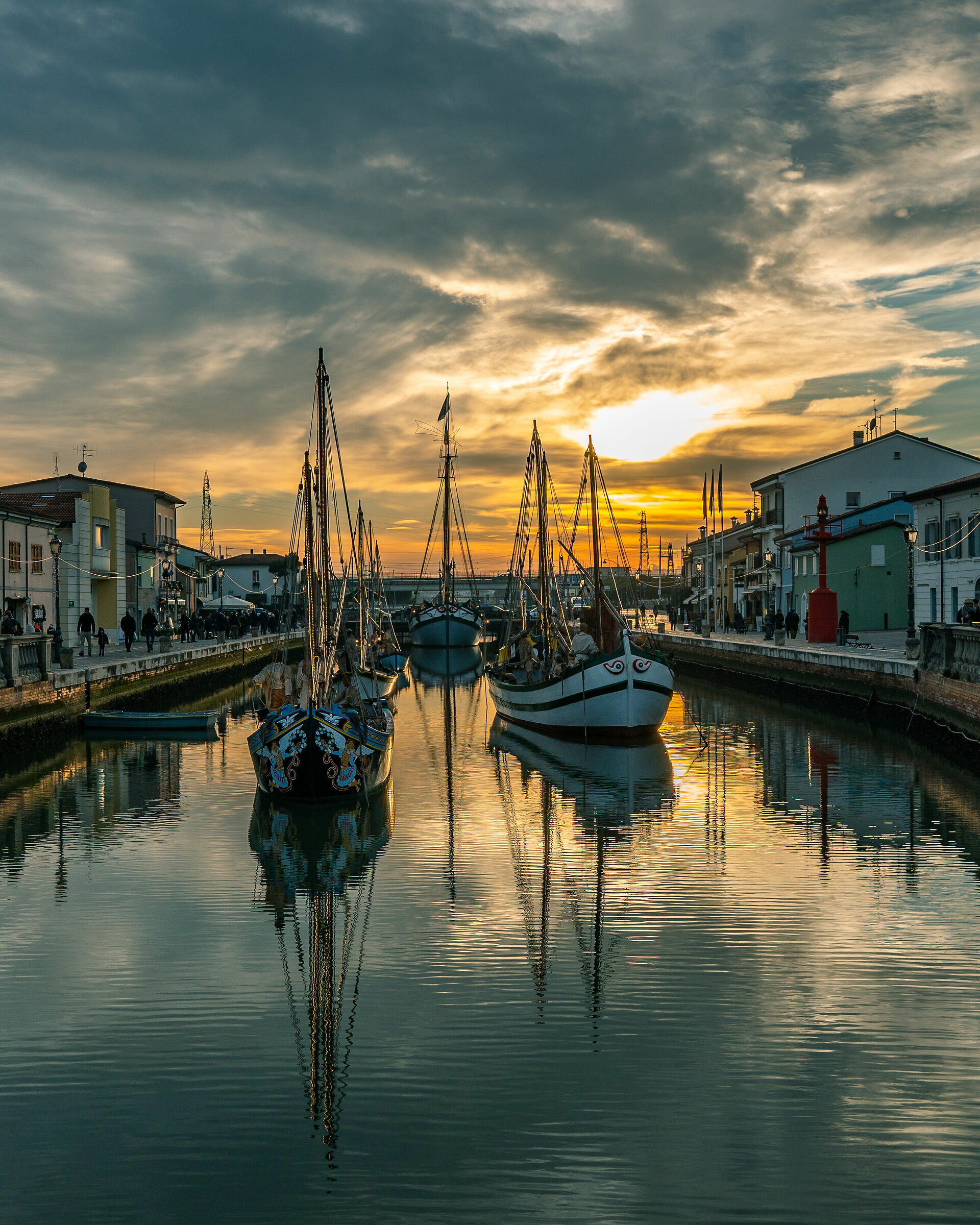 The port of Cesenatico