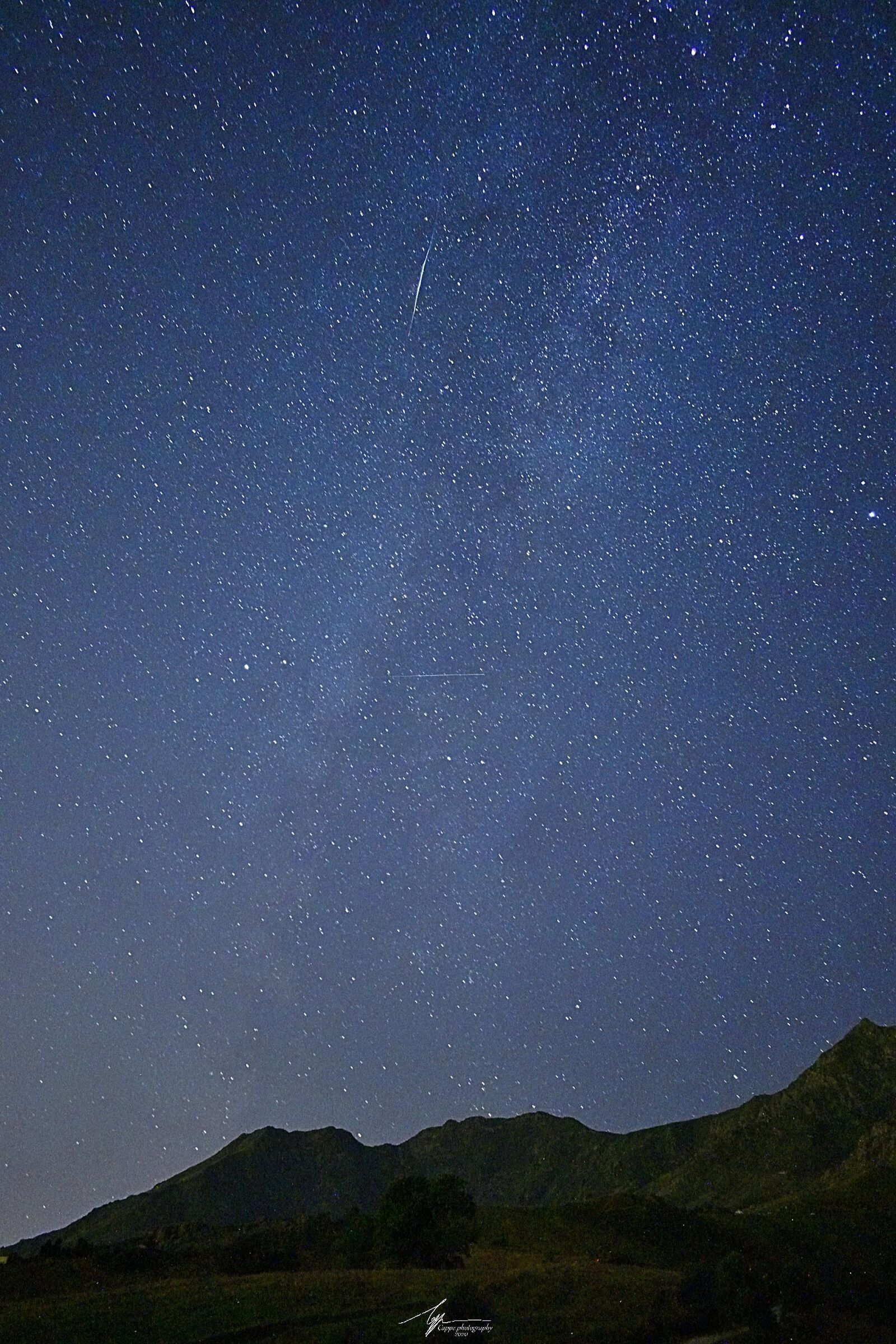 La mia seconda Via Lattea.. e un piccolo bolide