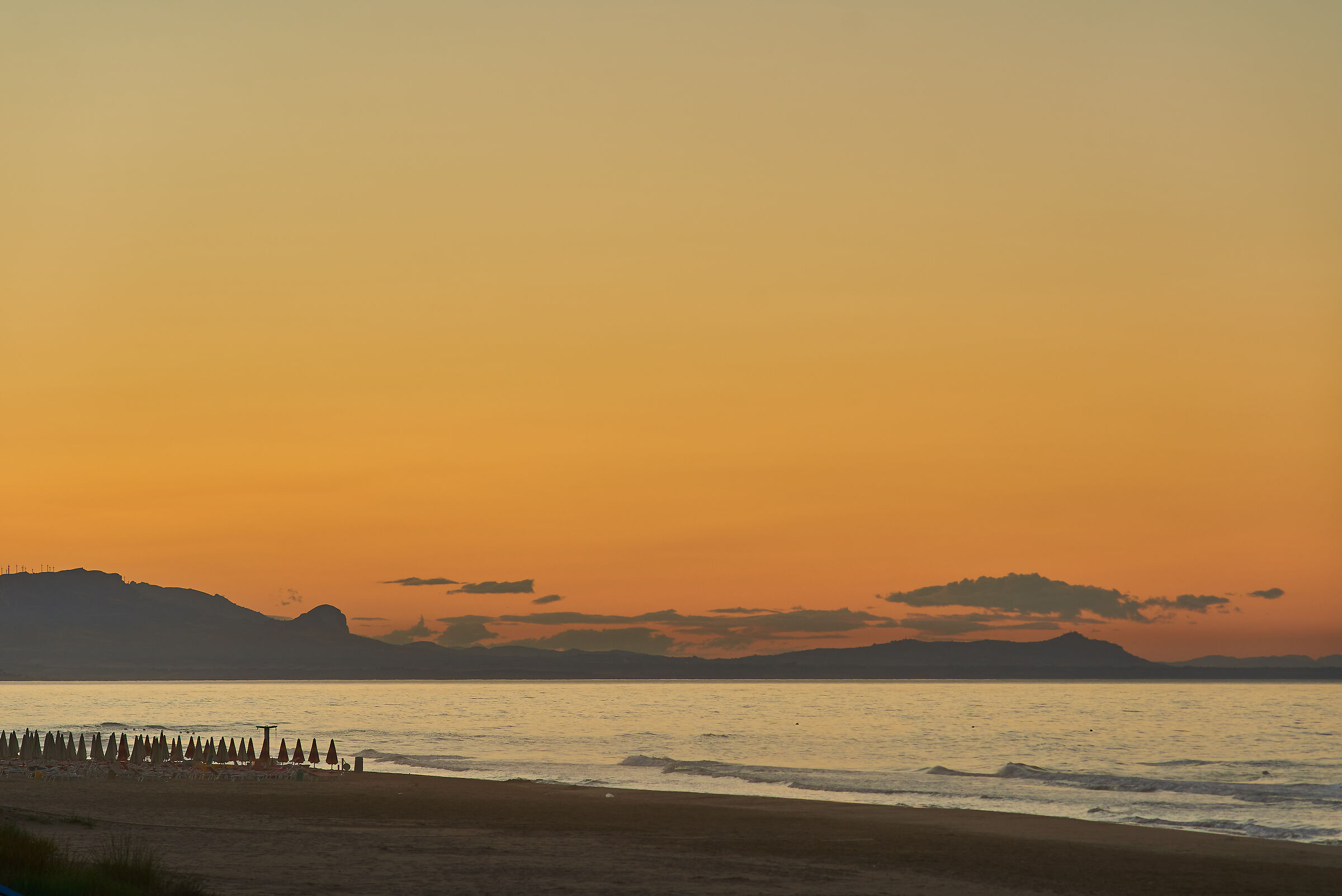 Sunrise on the beach