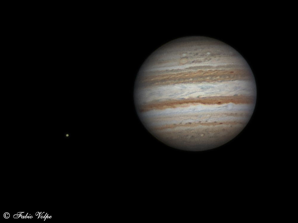 Old Jupiter with Satellite 02/10/2012