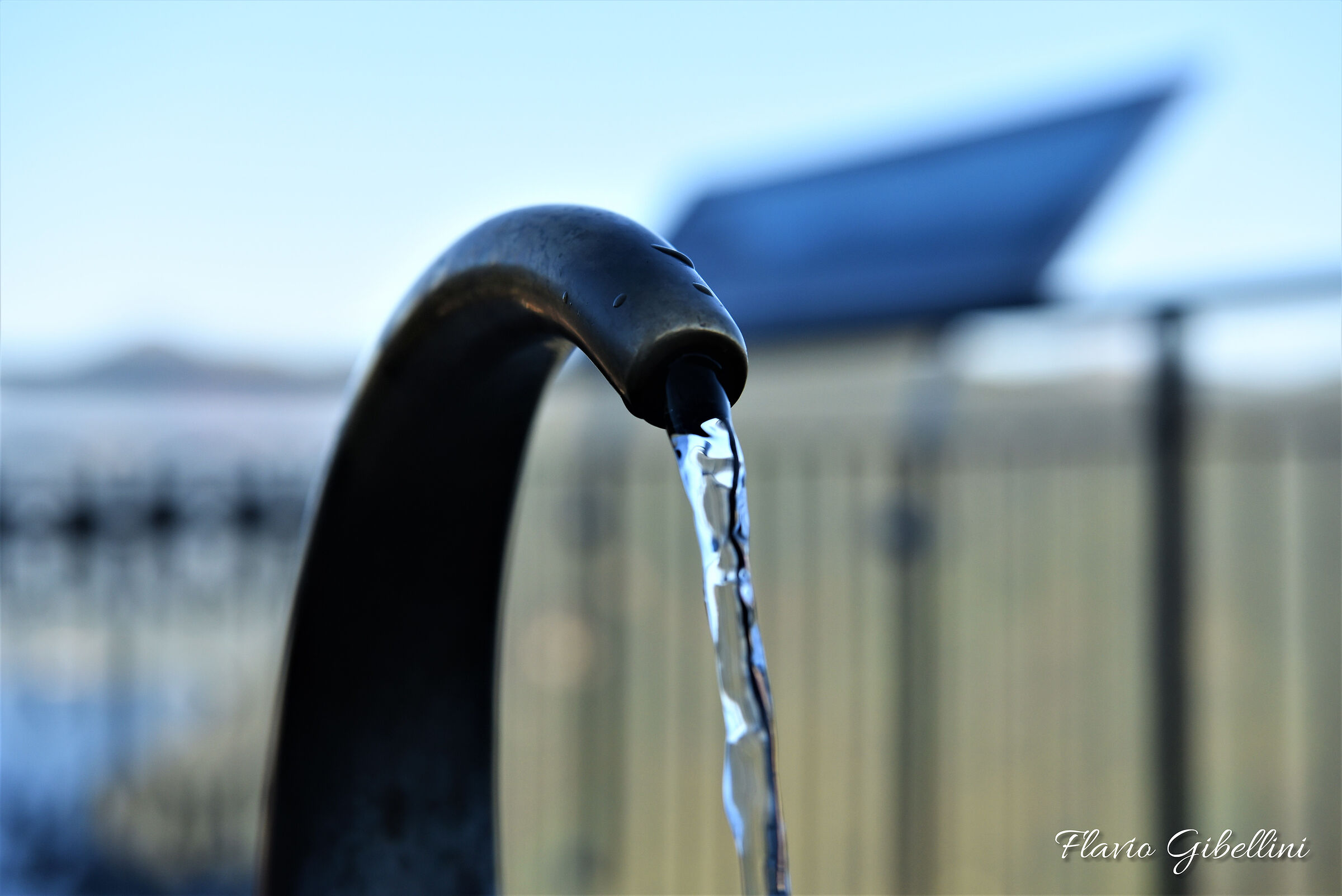 Acqua pura di montagna