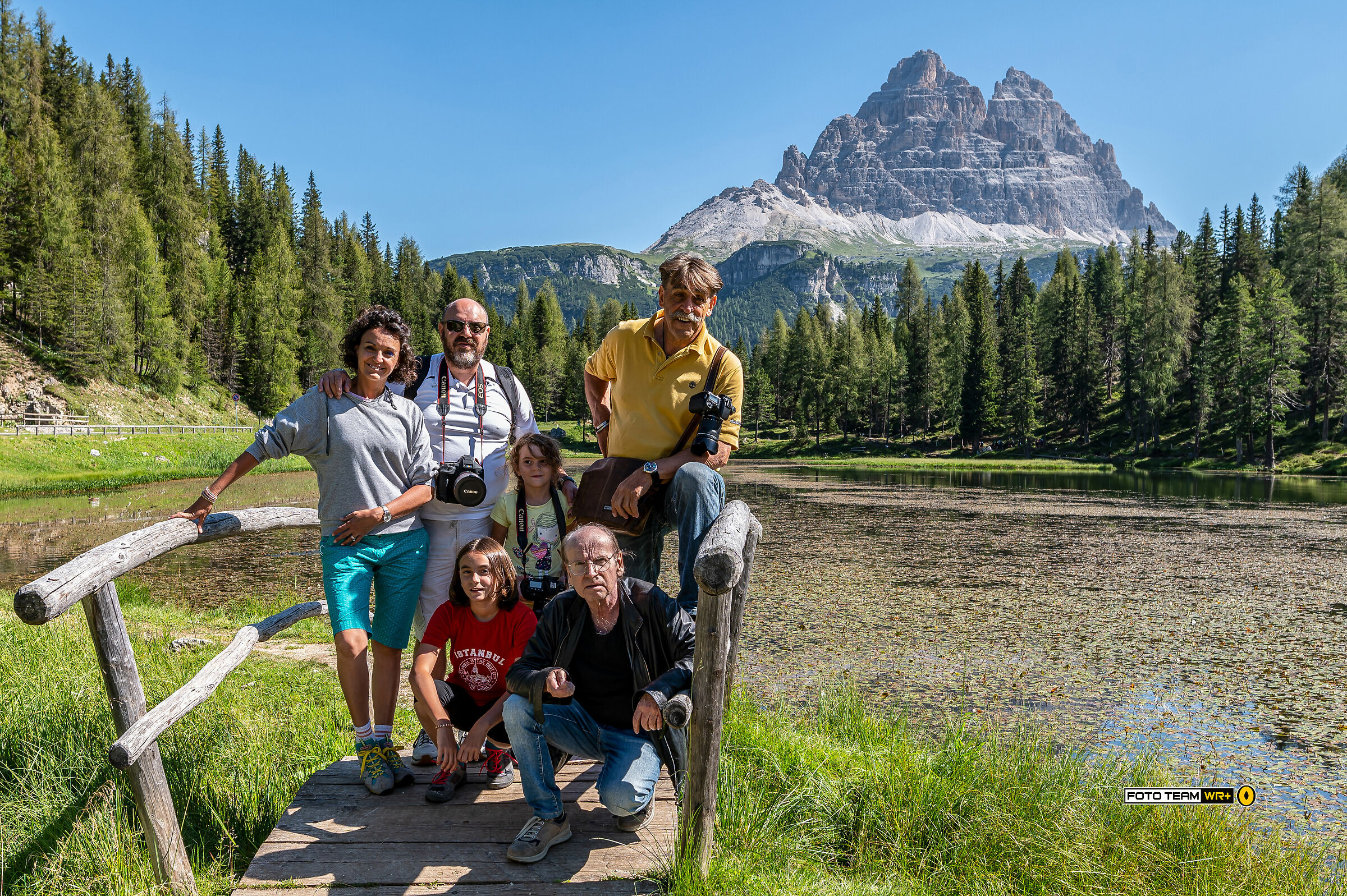 Miniraduno Juzini al lago d'Antorno