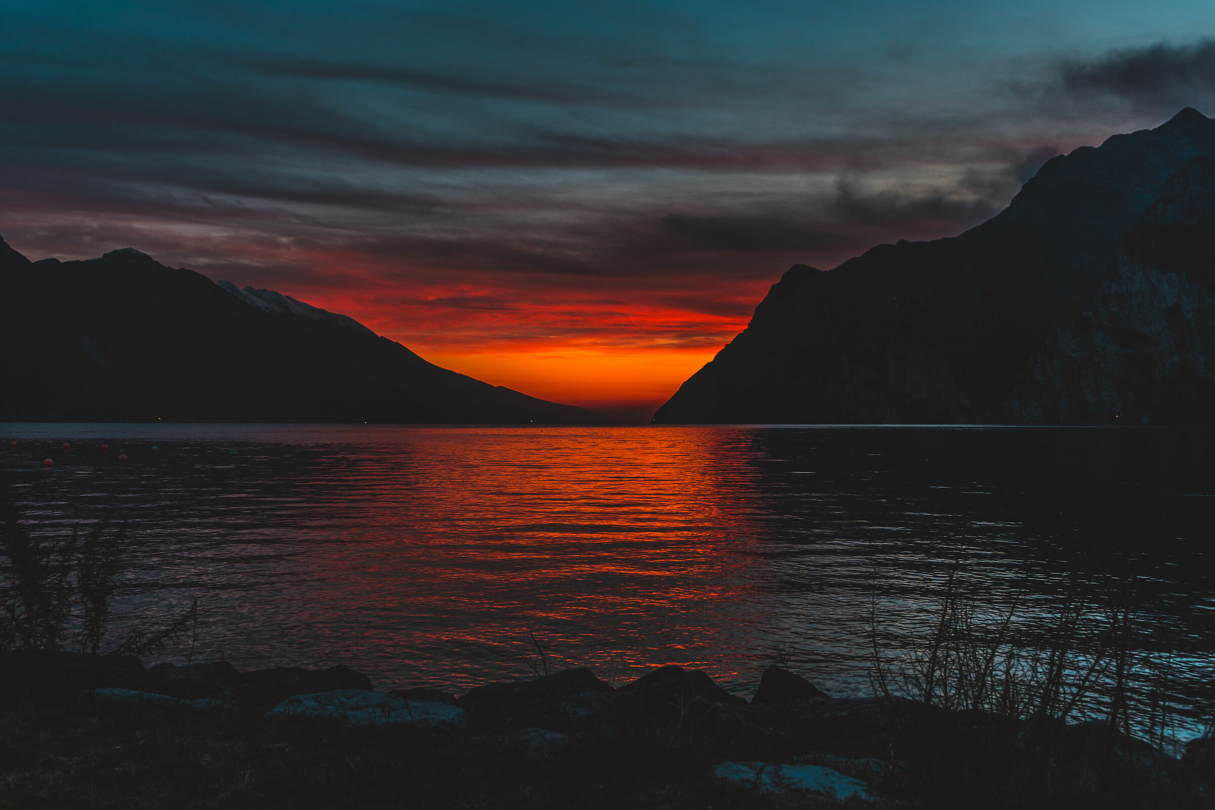 Tramonto. Porto San Nicolò. Riva del Garda 2019
