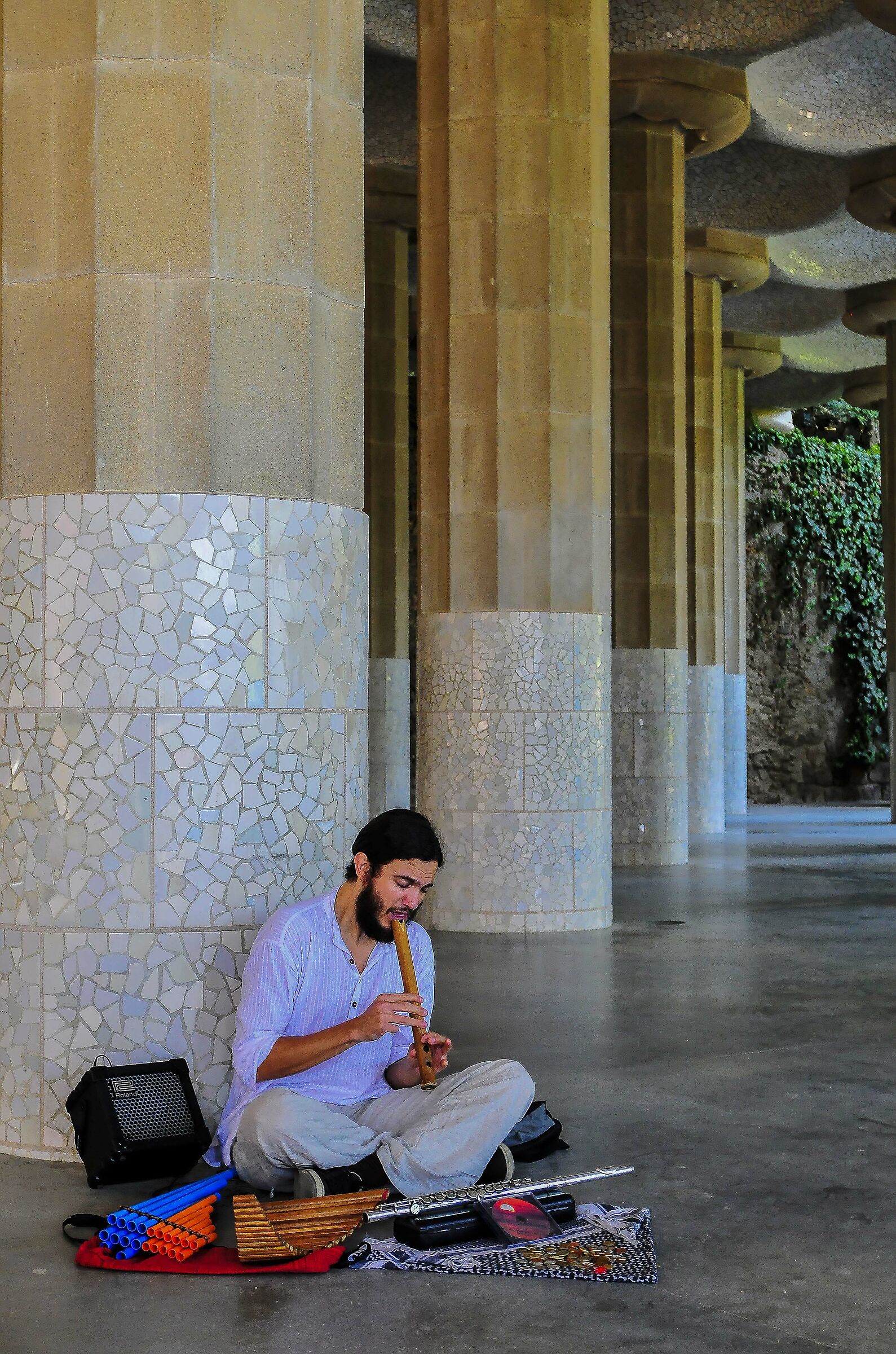 parco Guell 3 artista