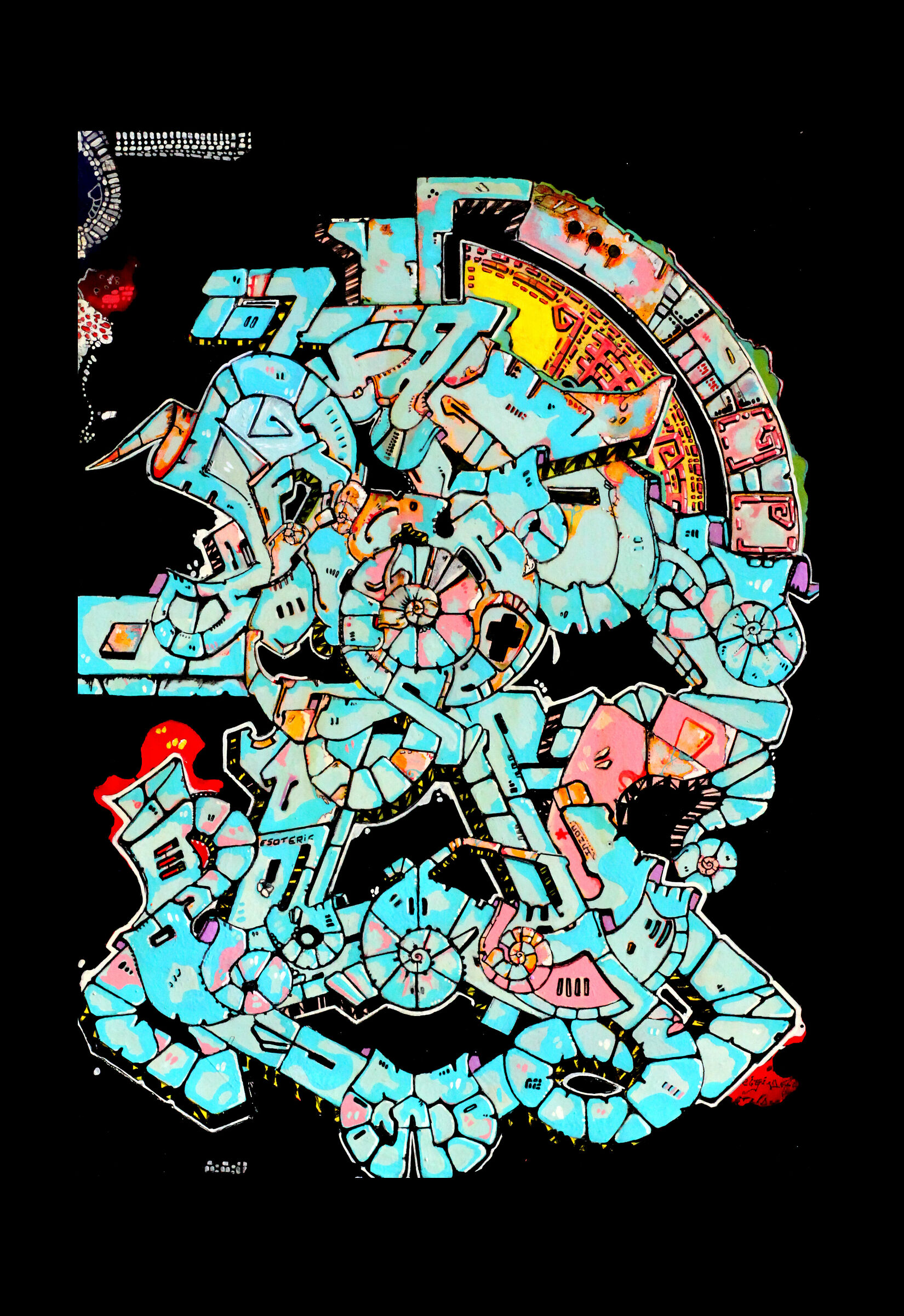 studio delle lettere - aerosol art - capto 11 - f.t.n.