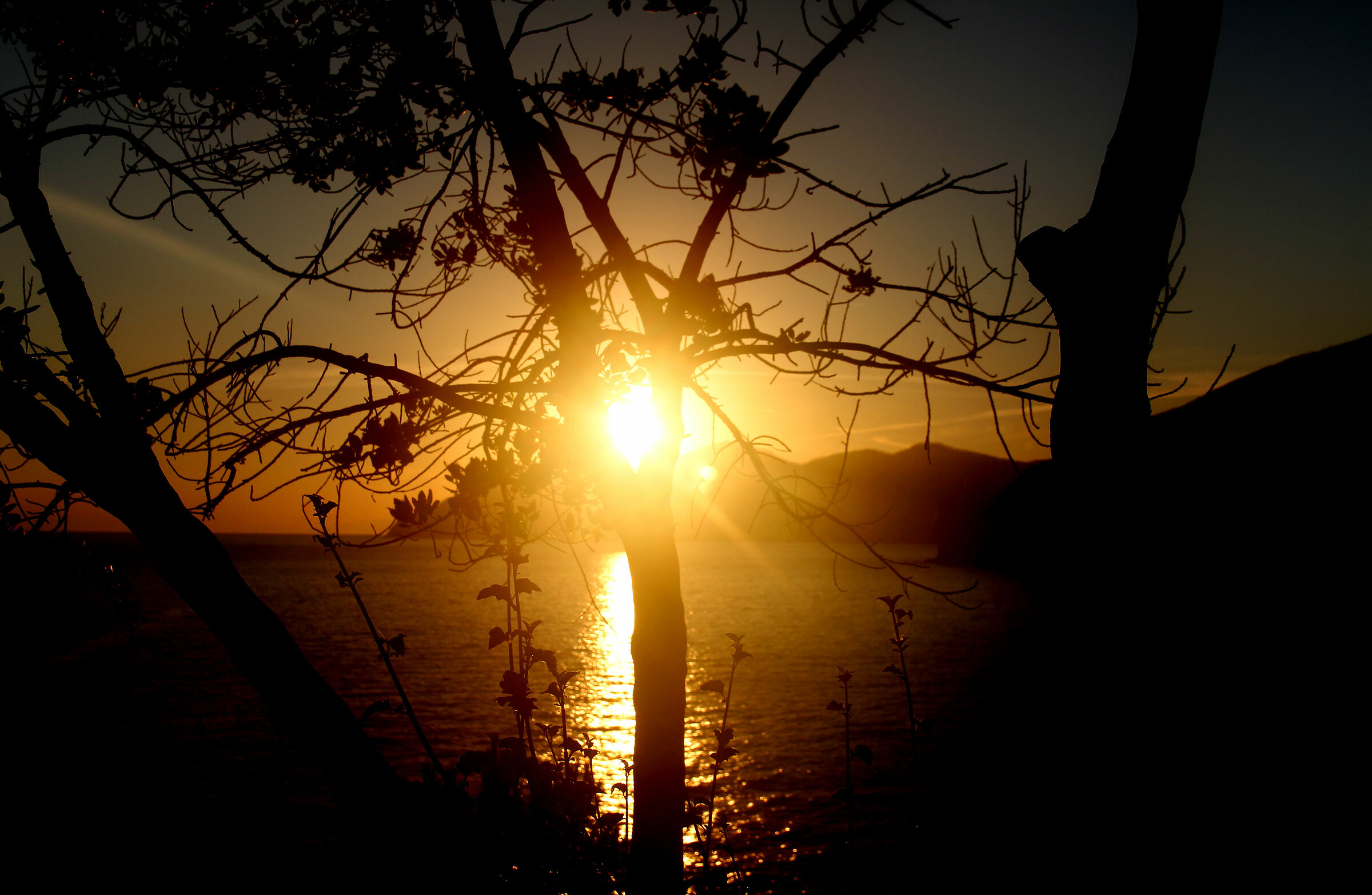 tramonto incantato a manarola