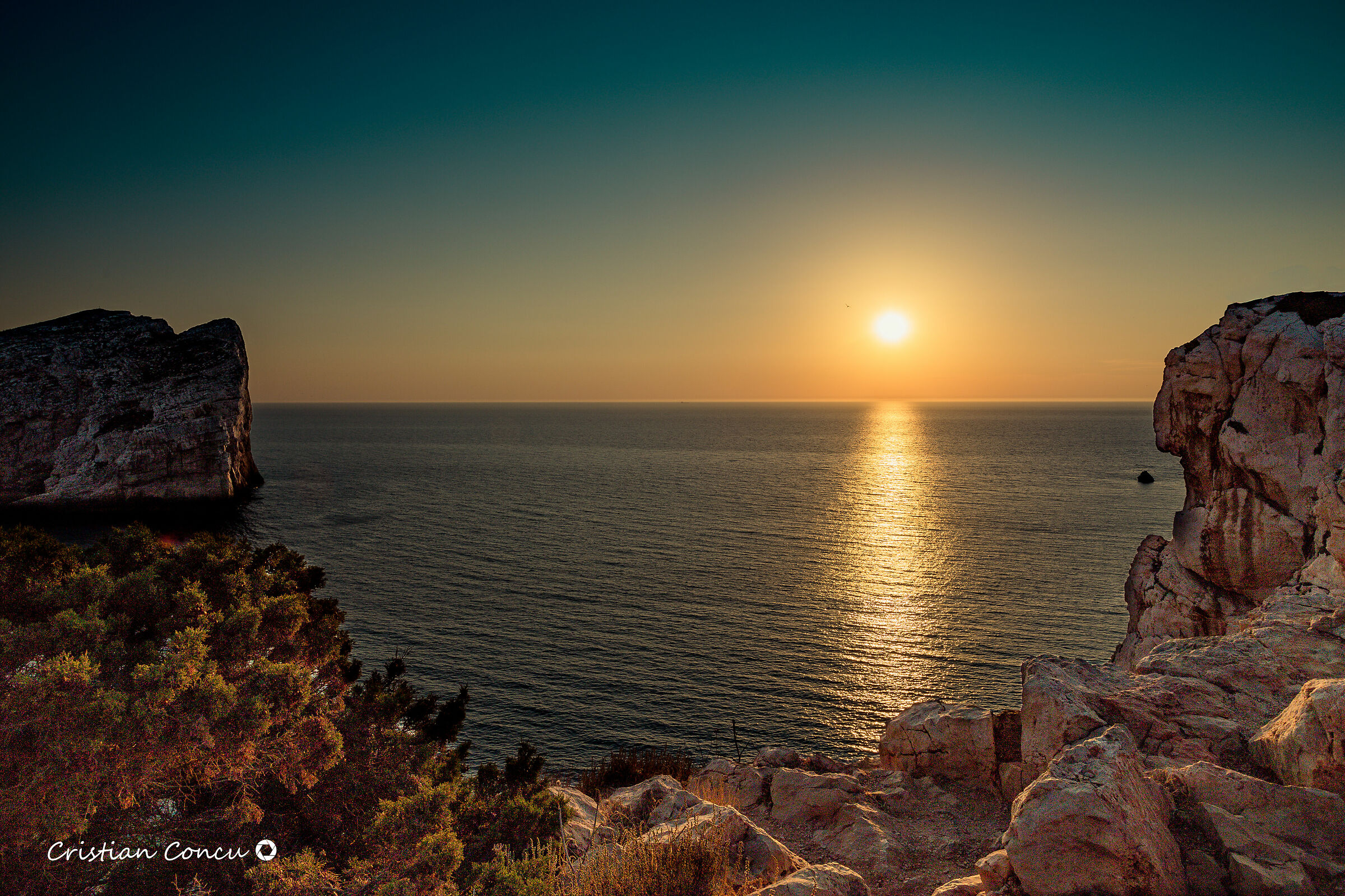 Sunset in Sardinia - Capo Caccia