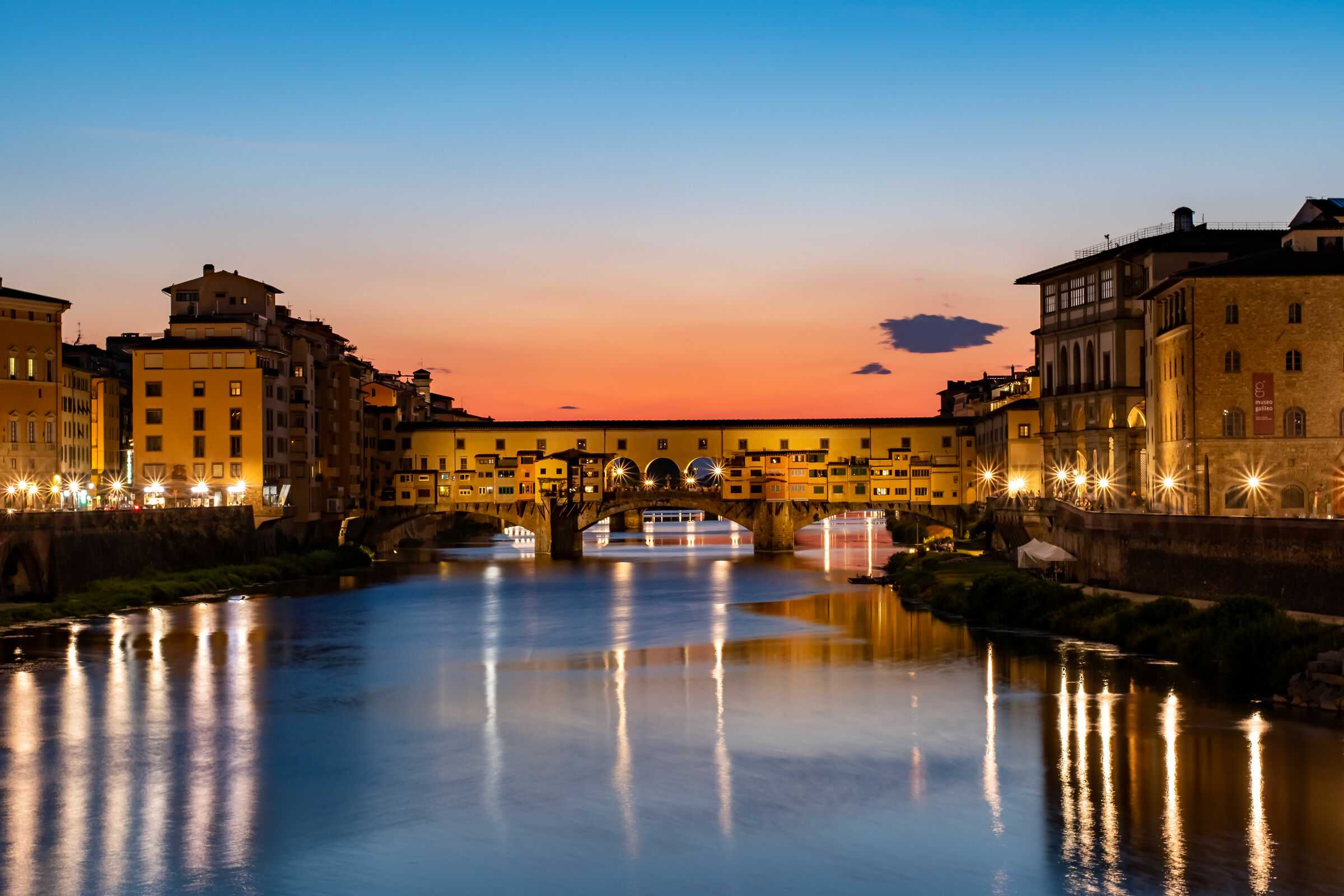Tramonto sul Ponte Vecchio