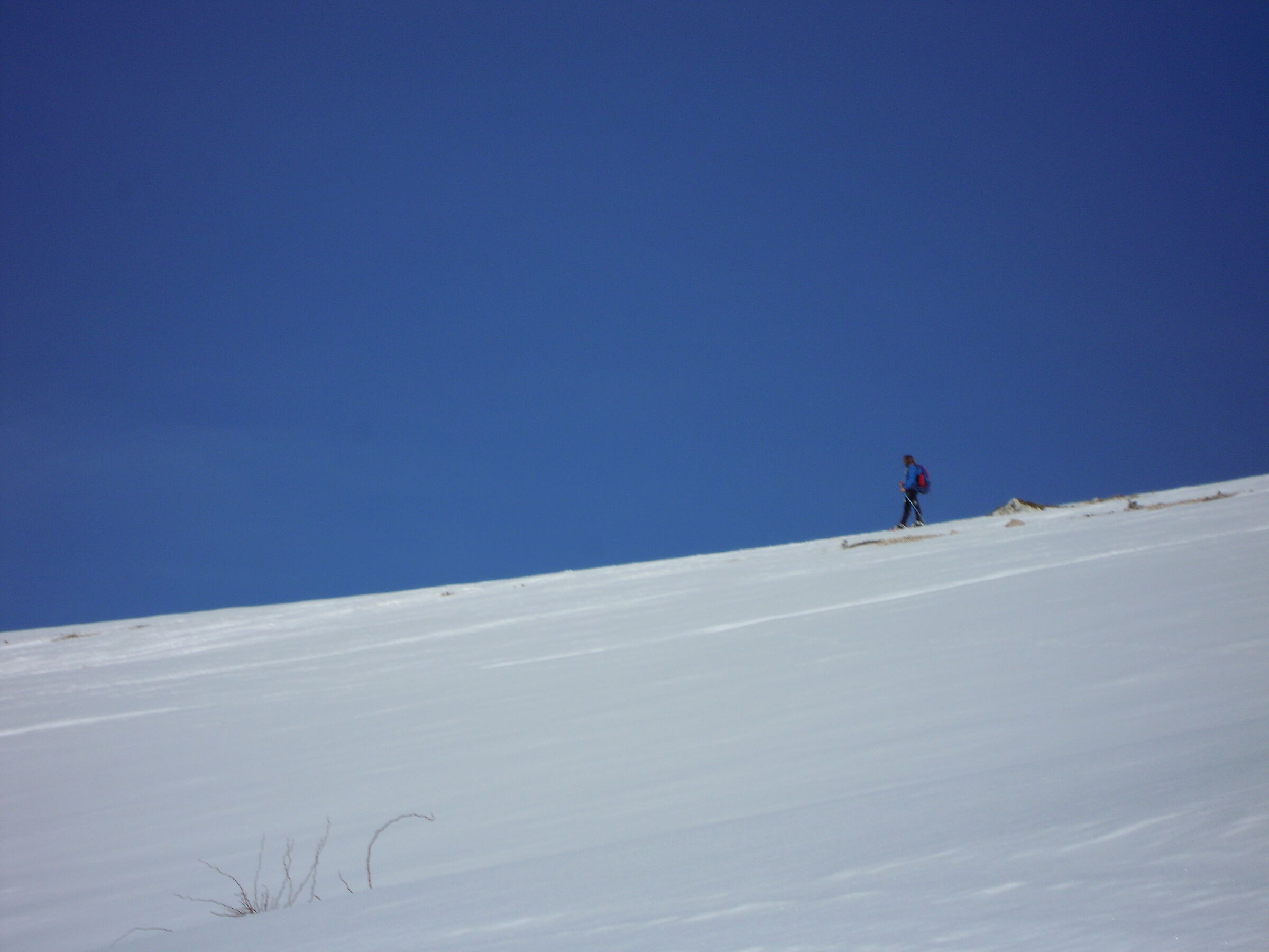 Ricordi: lo sciatore solitario di Filettino
