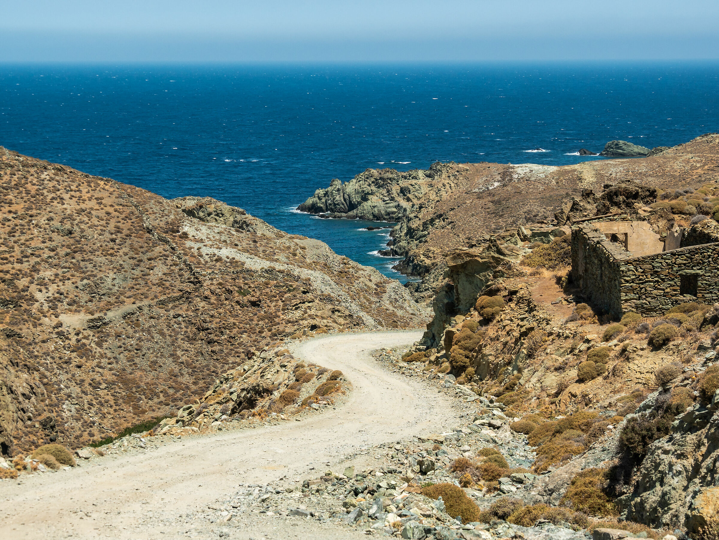 Road to the sea - Tinos Island