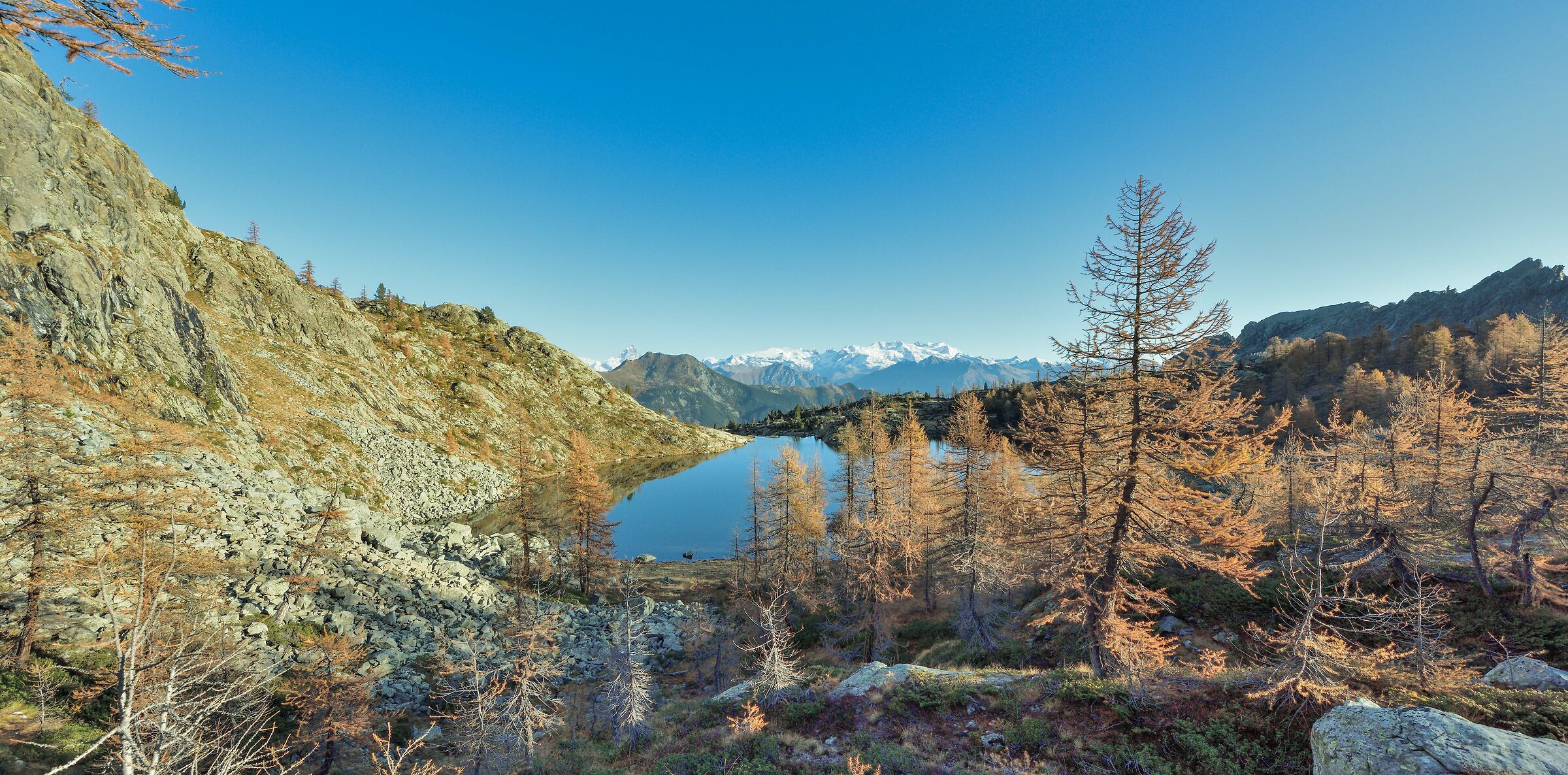 Lago Bianco dal sentiero per il Grand Lac