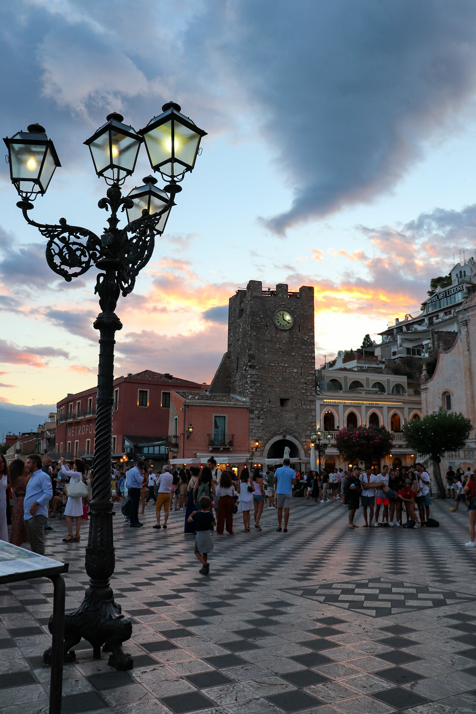 A summer evening in Taormina