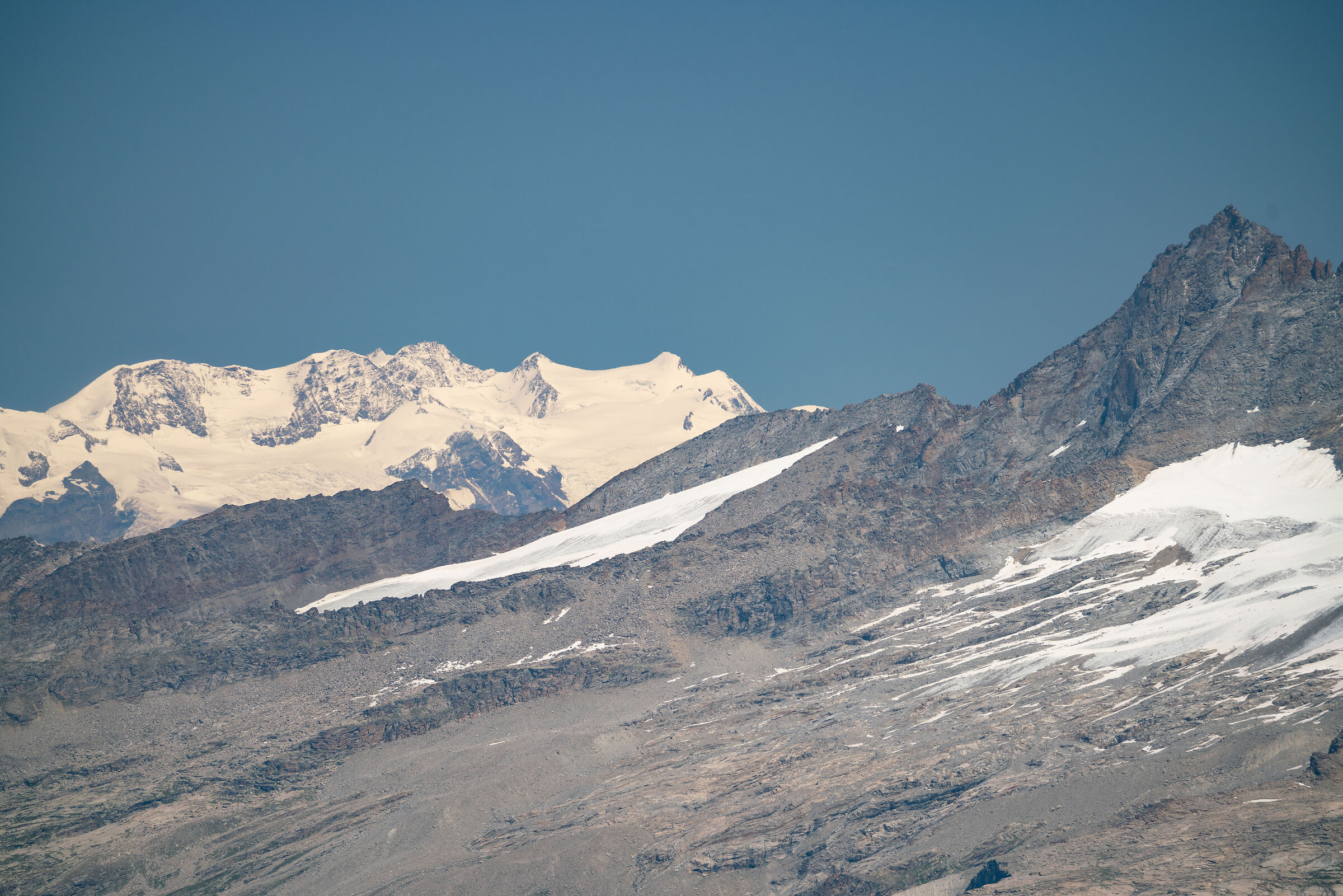Monterosa 4634 dall' Aiguille Pers 3386