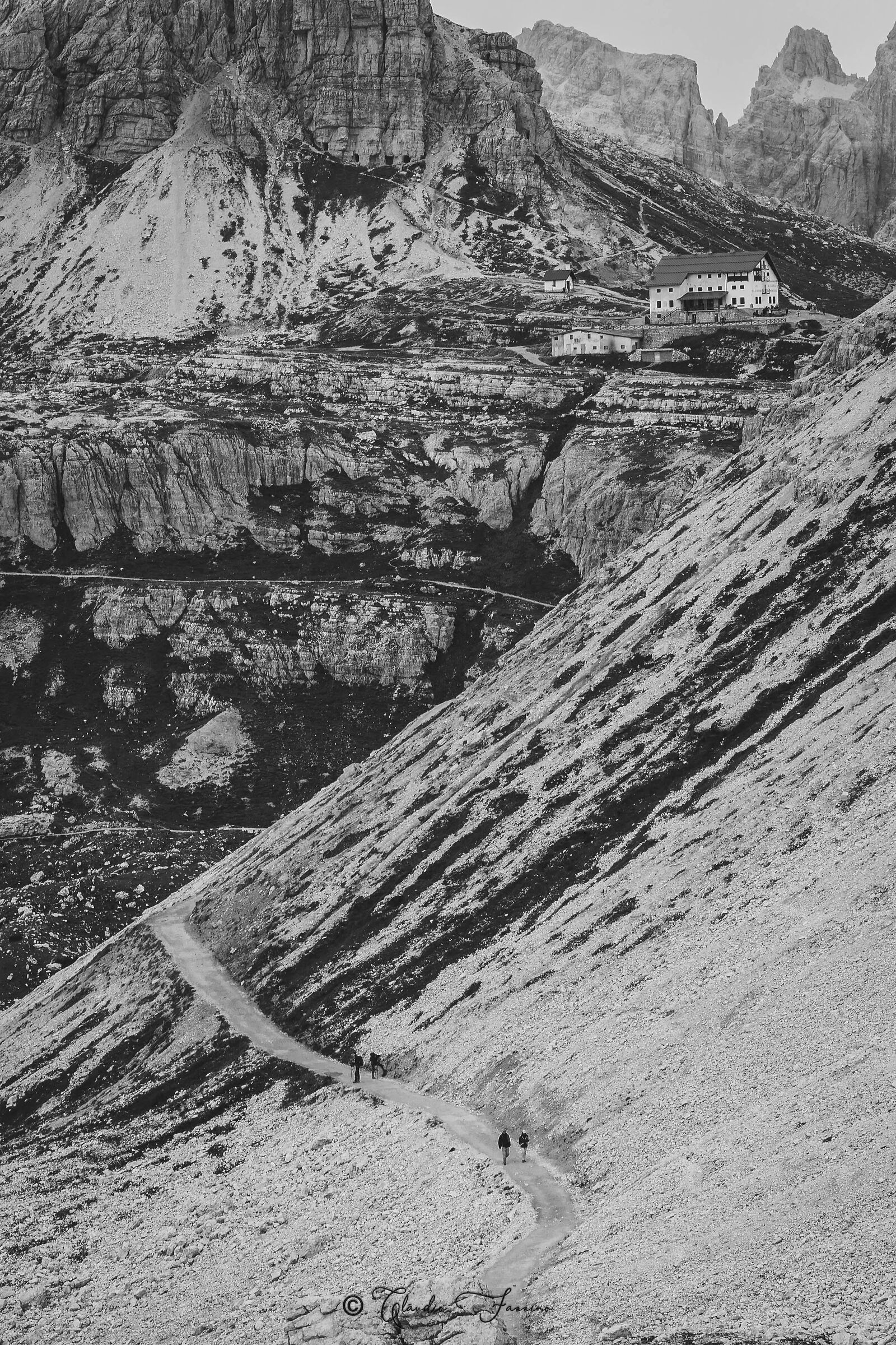 3 cime: verso il rifugio Locatelli