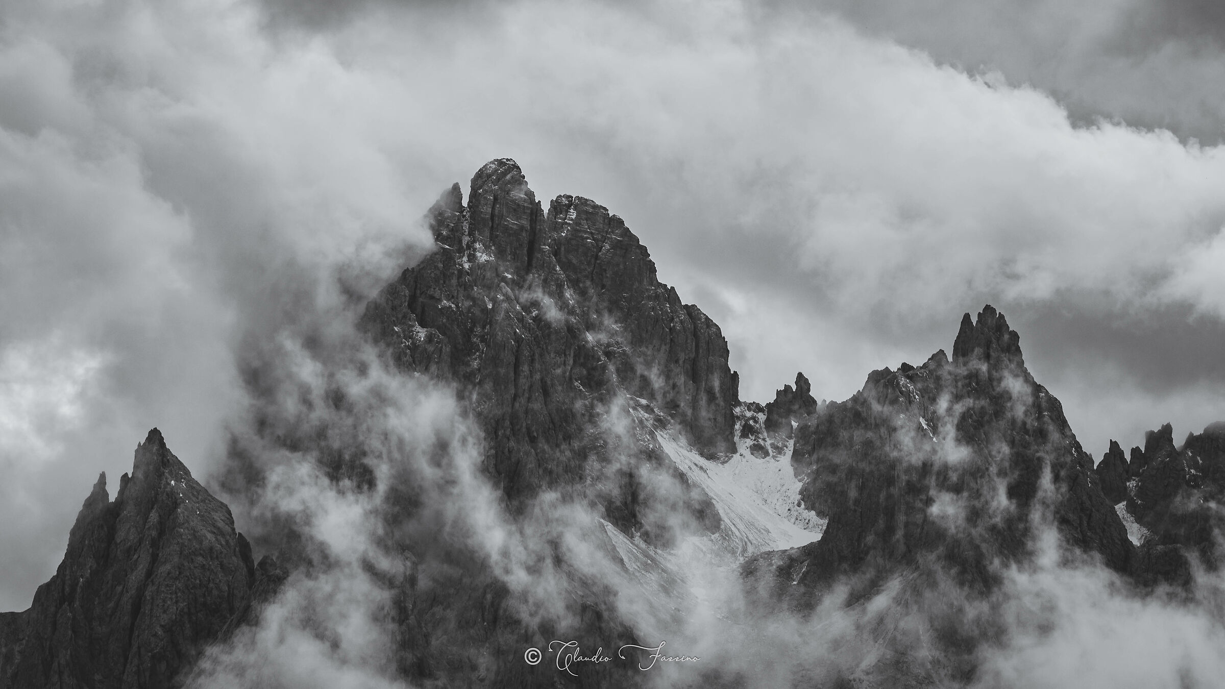 verso le 3 cime: montagne nella nebbia 2