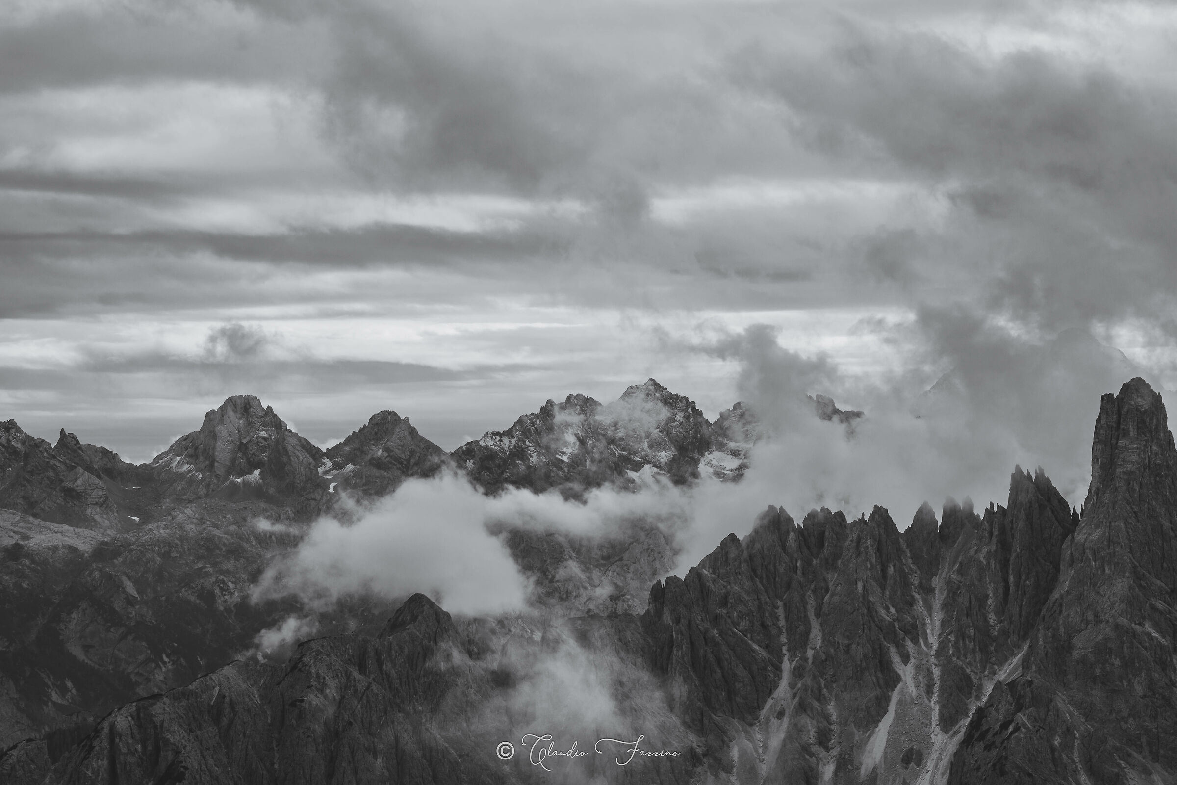 verso le 3 cime: montagne nella nebbia 3