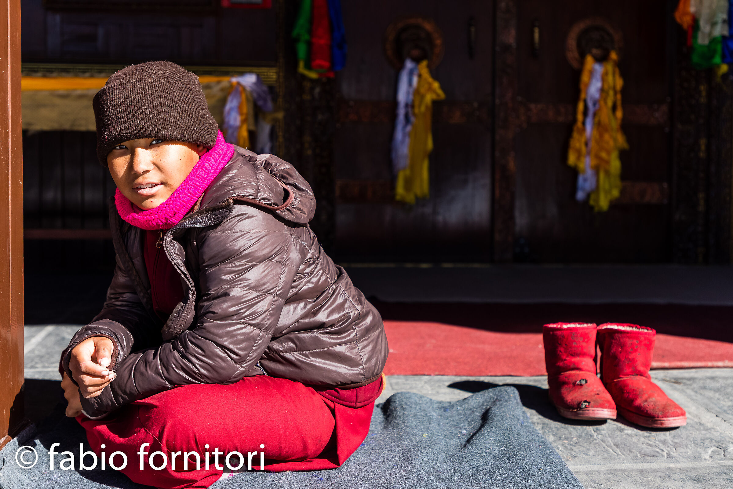 Muktinath Temple girl, Nepal 2019